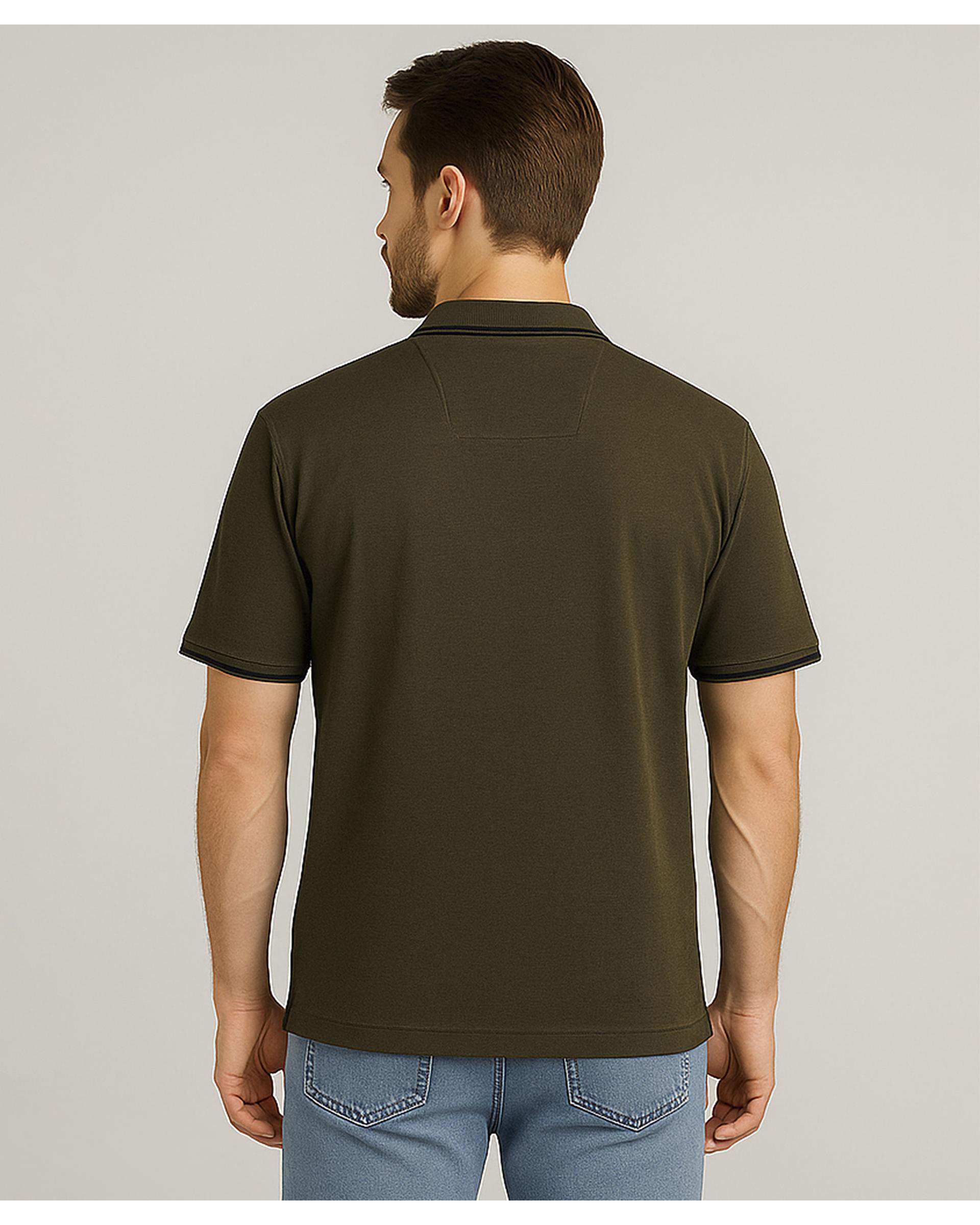 پولوشرت مردانه سبز تیره سوپردرای Superdry کد M11S50301C