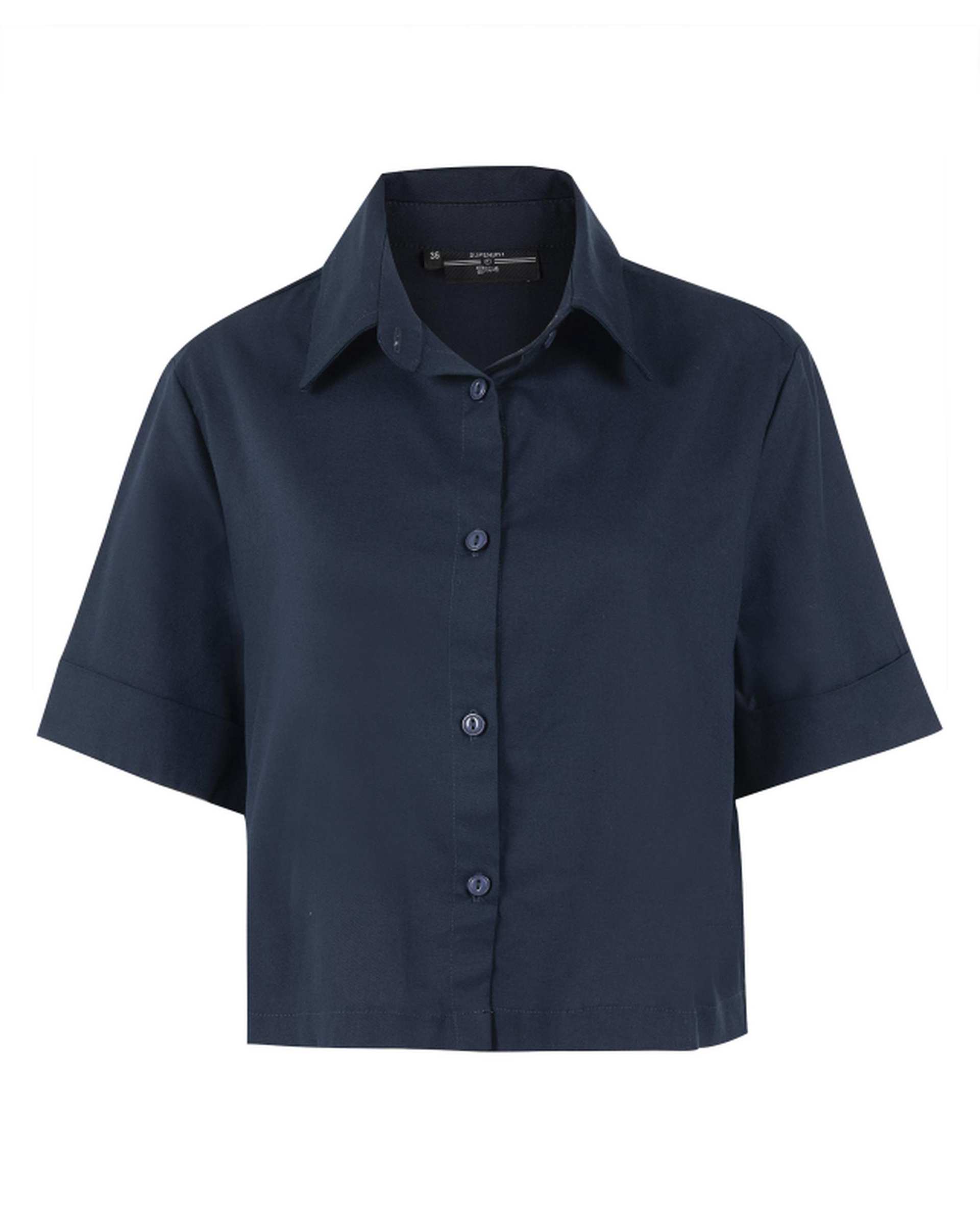 شومیز زنانه آستین کوتاه سرمه ای سوپردرای Superdry کد W13S55401C