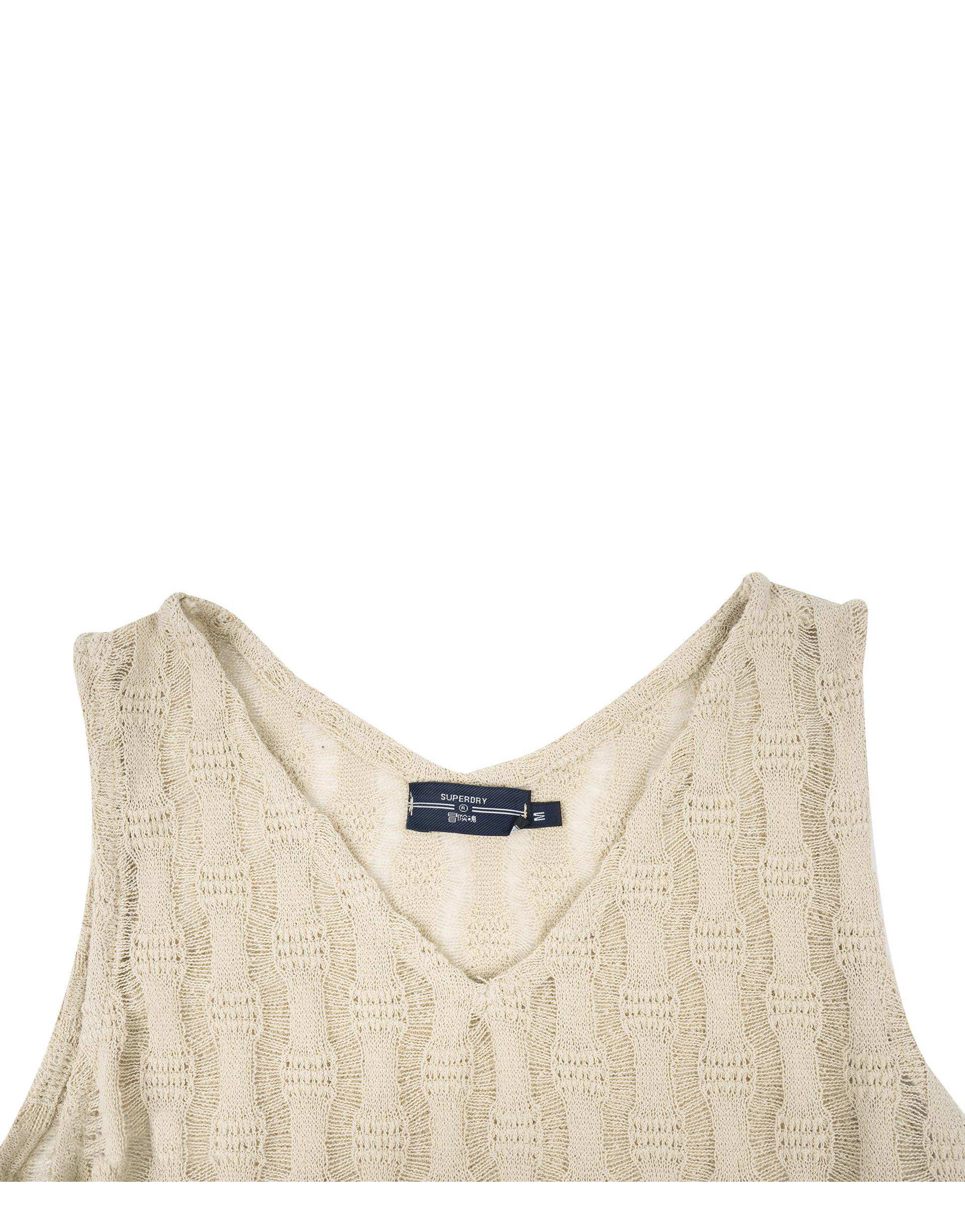 تاپ زنانه توربافت کرم سوپردرای Superdry کد W15S55201C