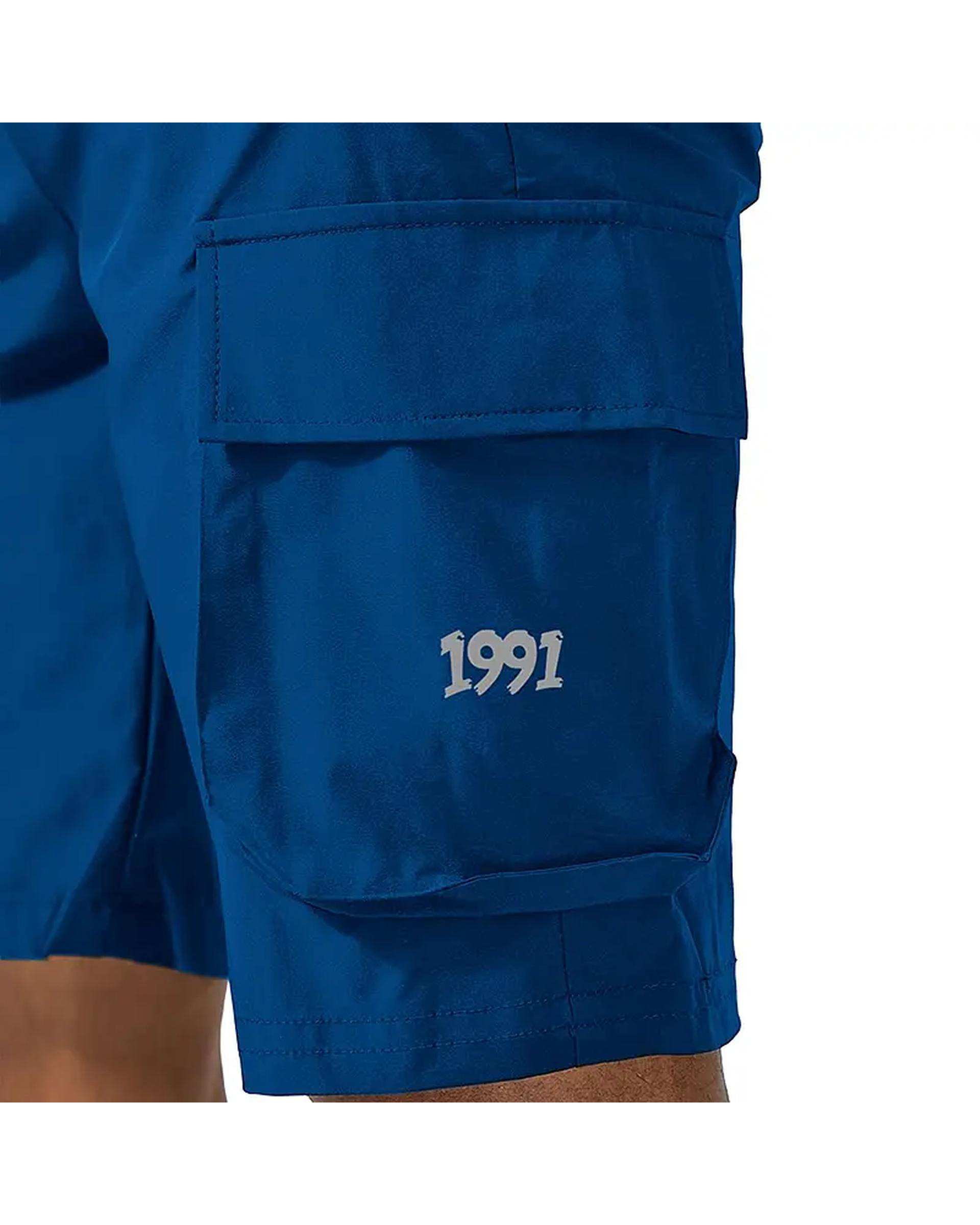 شلوارک ورزشی مردانه آیرو آبی نوزده نود و یک 1991 مدل SH1950 DBL