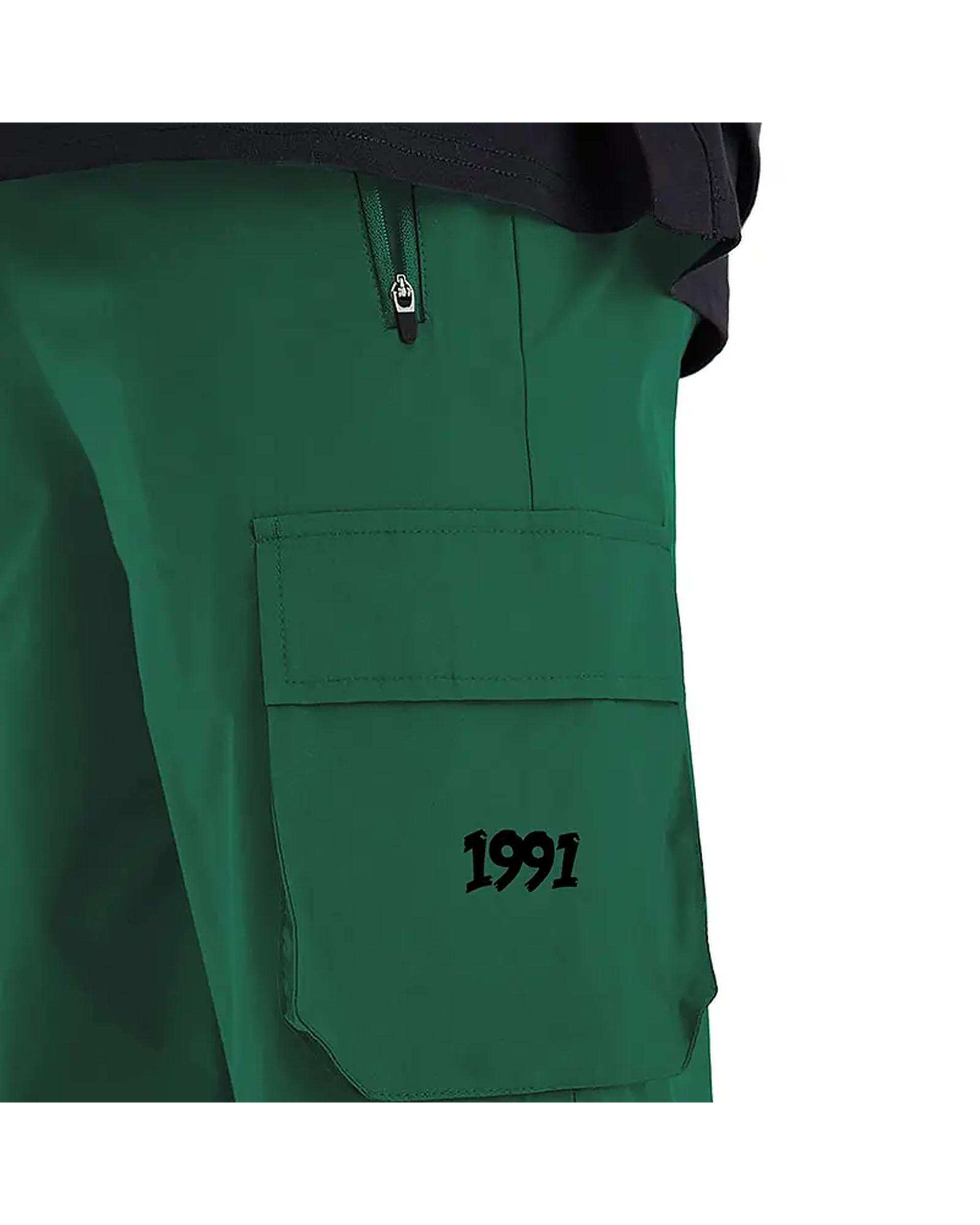 شلوارک ورزشی مردانه آیرو سبز چمنی نوزده نود و یک 1991 مدل SH1950 LGr