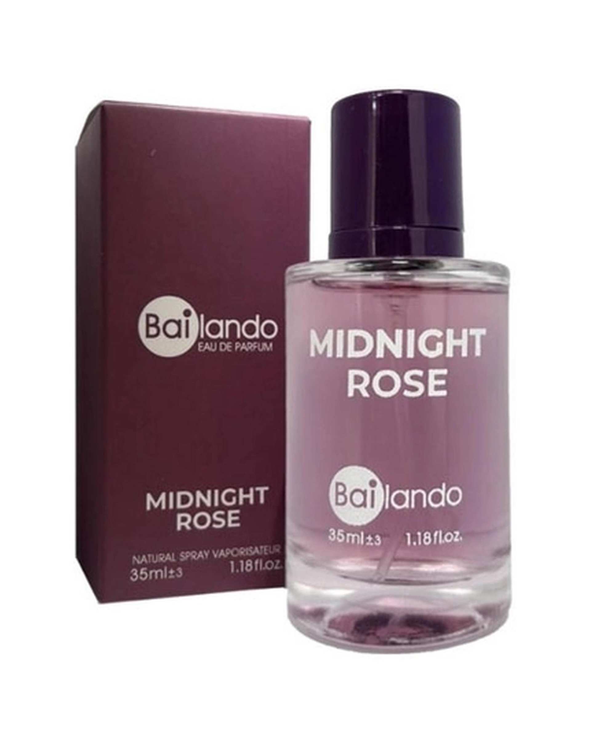عطر جیبی زنانه بایلندو Bailando مدل Midnight Rose حجم 35ml