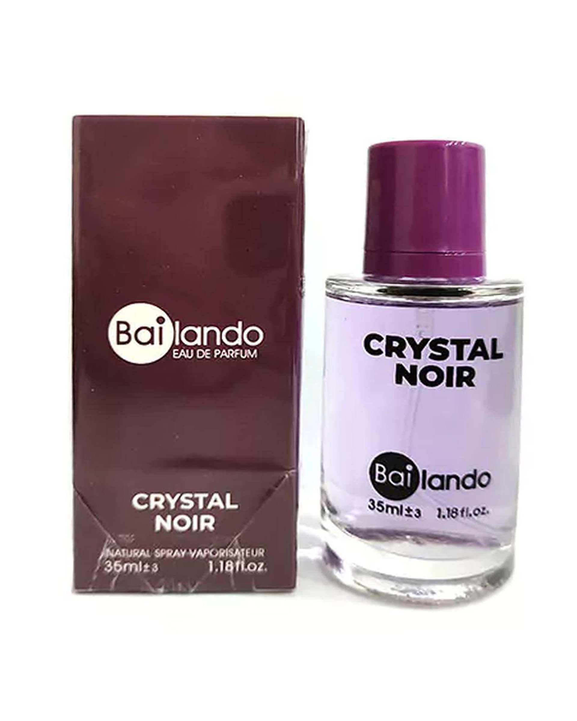 عطر جیبی زنانه بایلندو Bailando مدل Crystal noir حجم 35ml