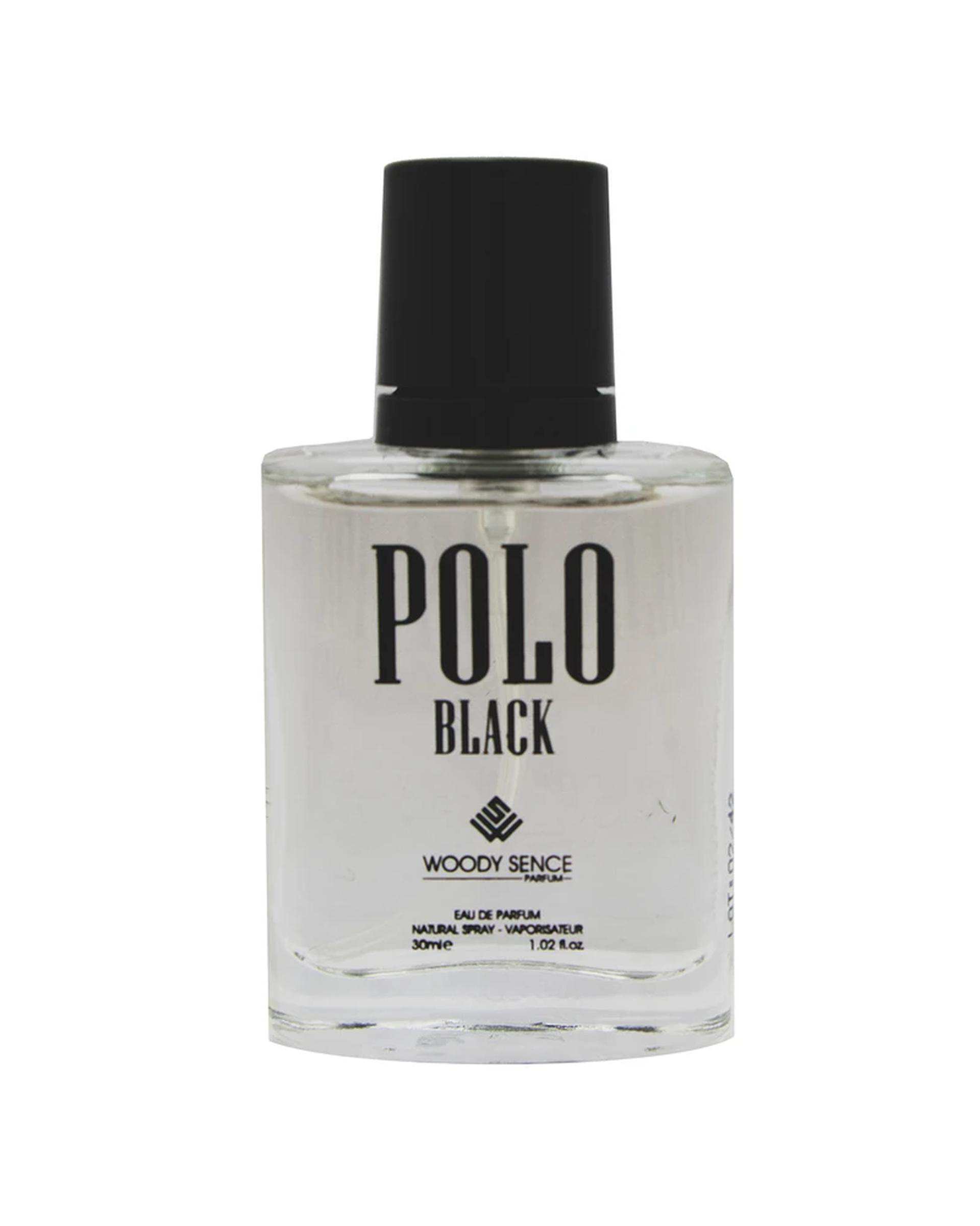 عطر جیبی مردانه وودی سنس Woody Sence مدل Polo Black حجم 30ml