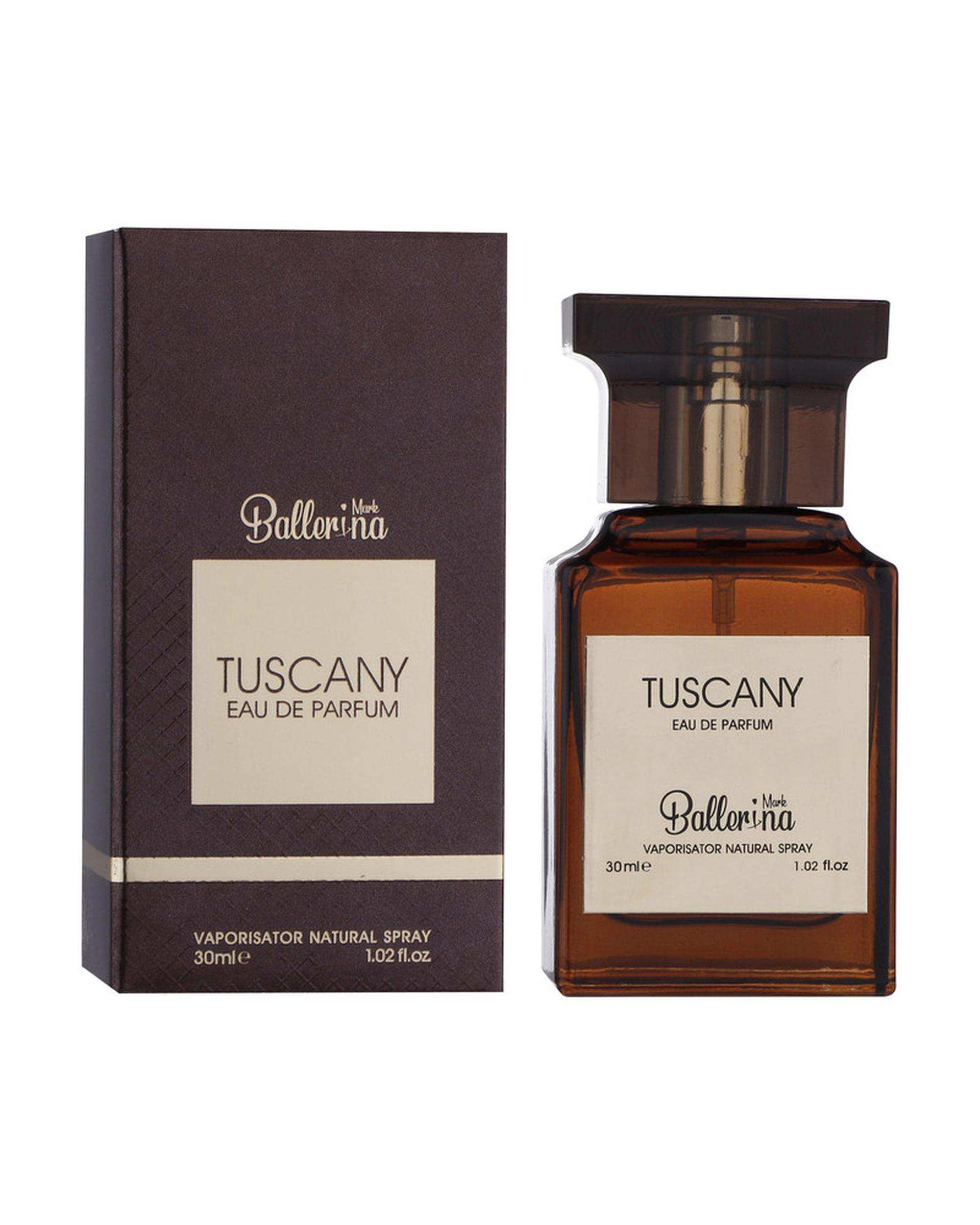 عطر جیبی مردانه بالرینا Ballerina مدل TUSCANY حجم 30ml