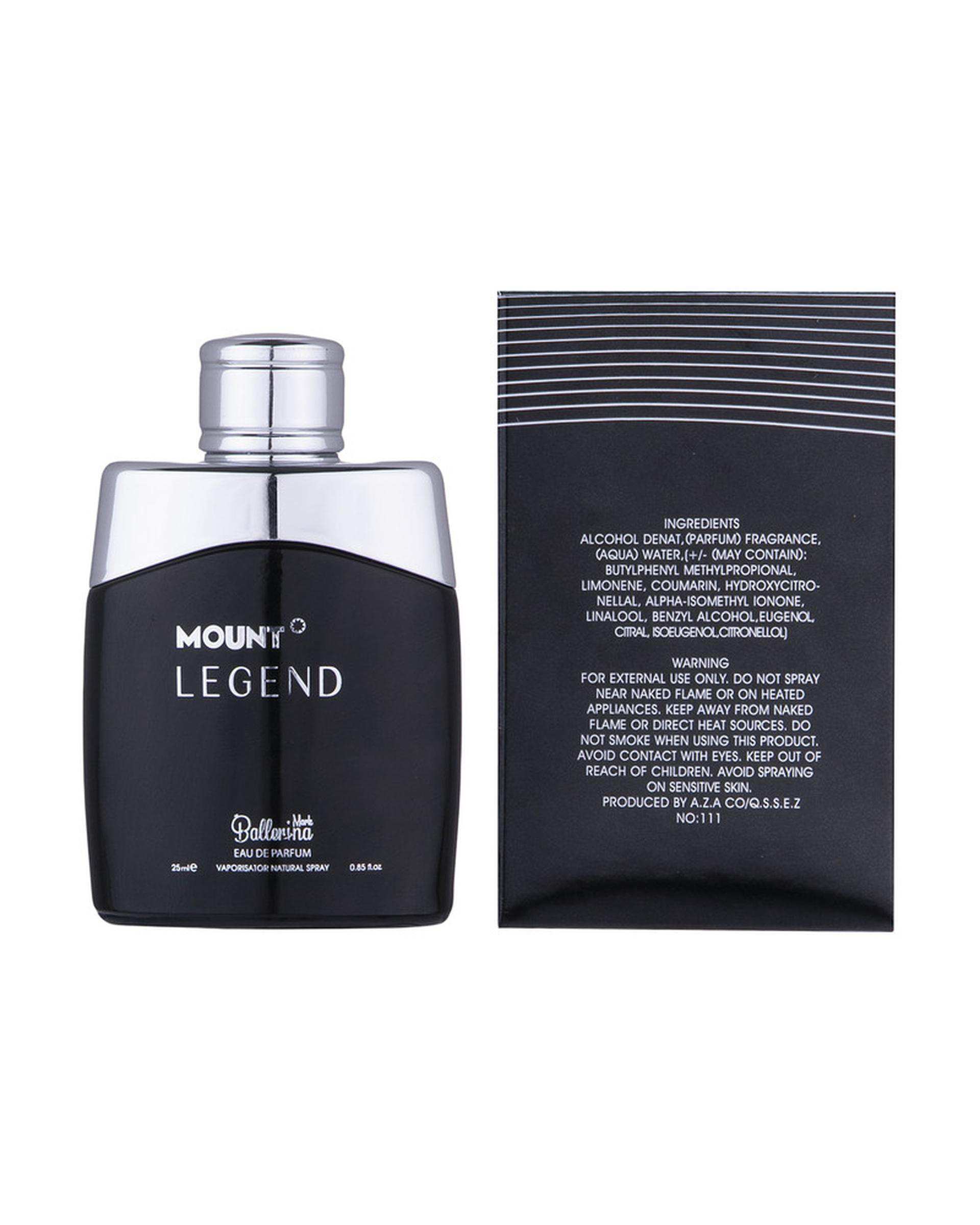 عطر جیبی مردانه بالرینا Ballerina مدل Mount Legend حجم 25ml