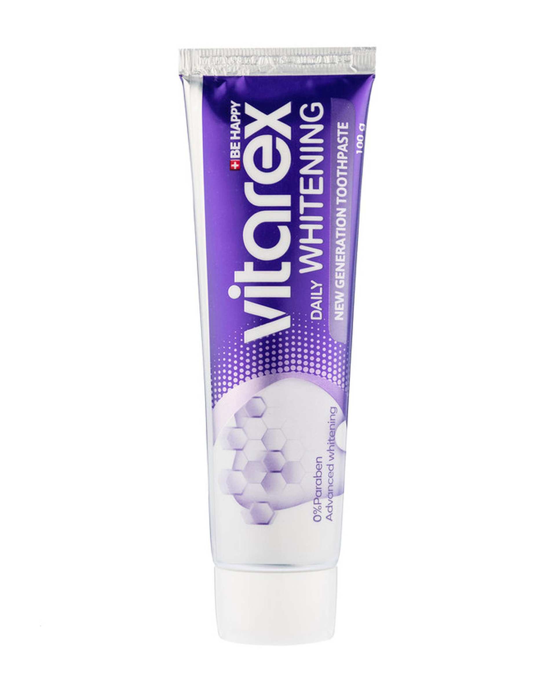 خمیر دندان سفید کننده روزانه ویتارکس Vitarex مدل Daily Whitening وزن 100 گرم