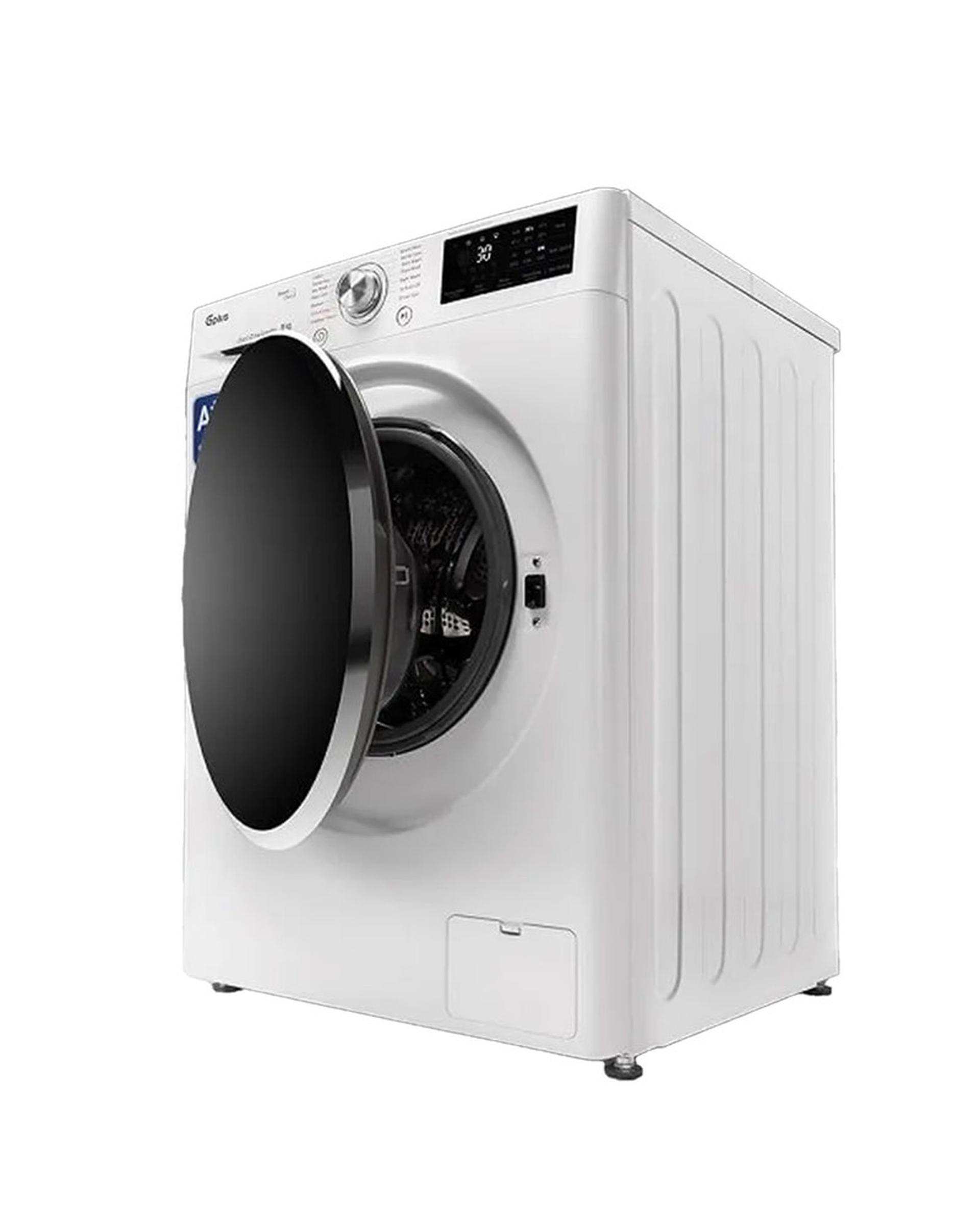 ماشین لباسشویی سفید جی پلاس Gplus مدل GWM-R88W ظرفیت 8 کیلوگرم