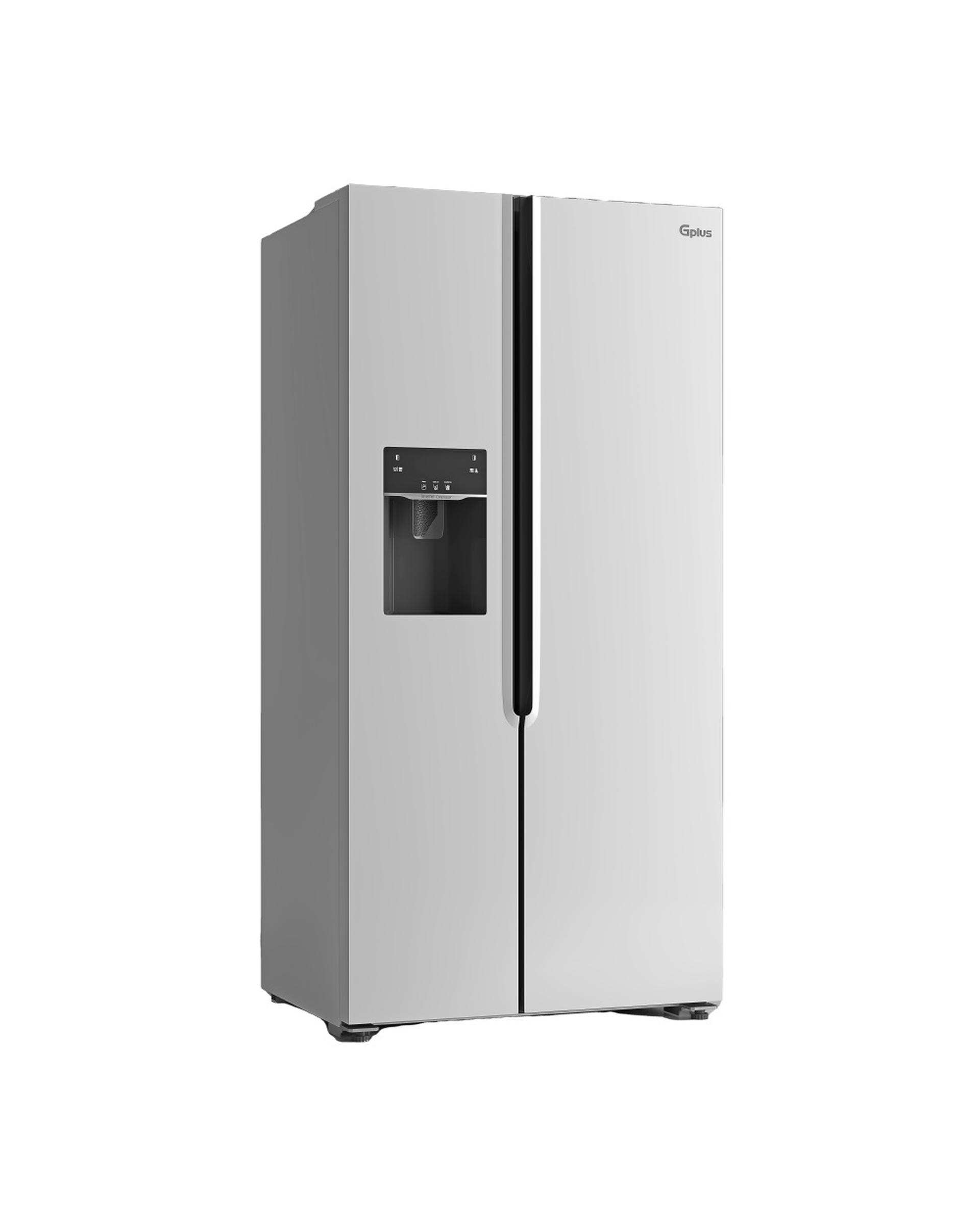یخچال و فریزر ساید بای ساید آبریز و یخساز اتومات سفید جی پلاس Gplus مدل GSS-P7637W