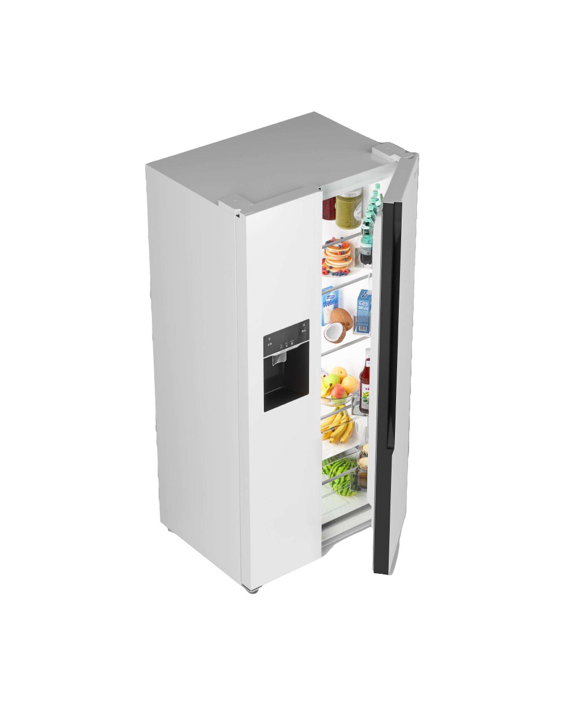 یخچال و فریزر ساید بای ساید آبریز و یخساز اتومات سفید جی پلاس Gplus مدل GSS-P7637W