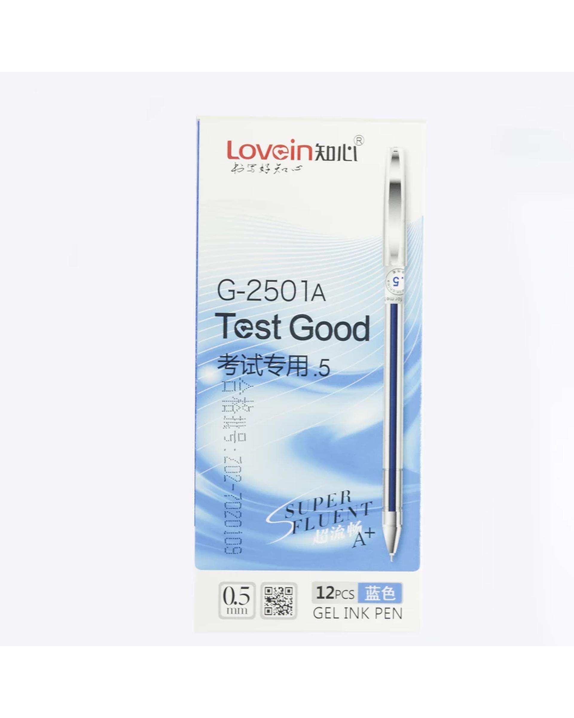 خودکار آبی تست گود Test good مدل lovein بسته 2 عددی