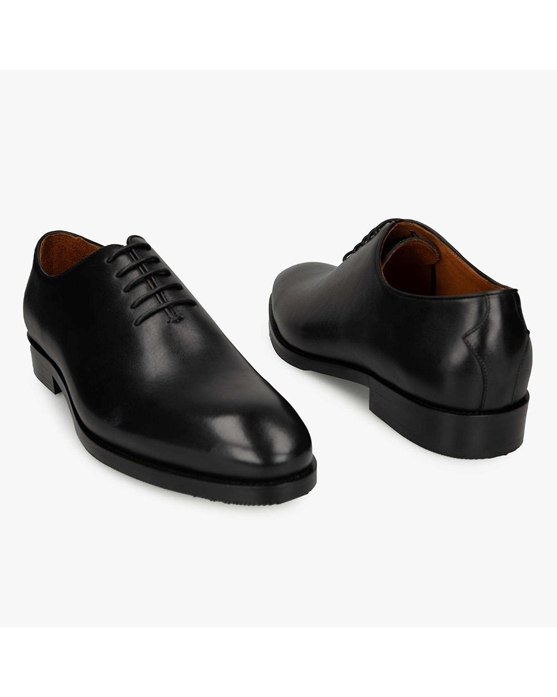 کفش چرم مردانه رسمی طبی مشکی برتونیکس Berttonix کد ES-4056