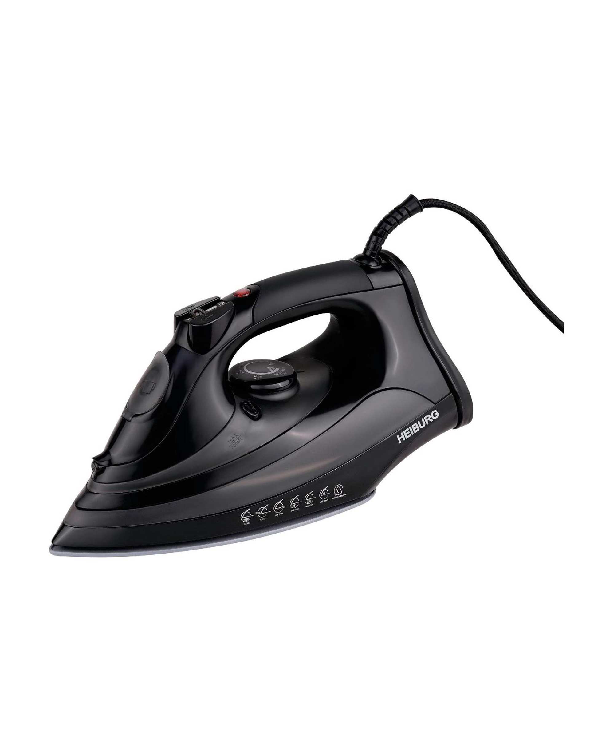 اتو بخار مشکی هایبورگ Heiburg مدل SI-7010