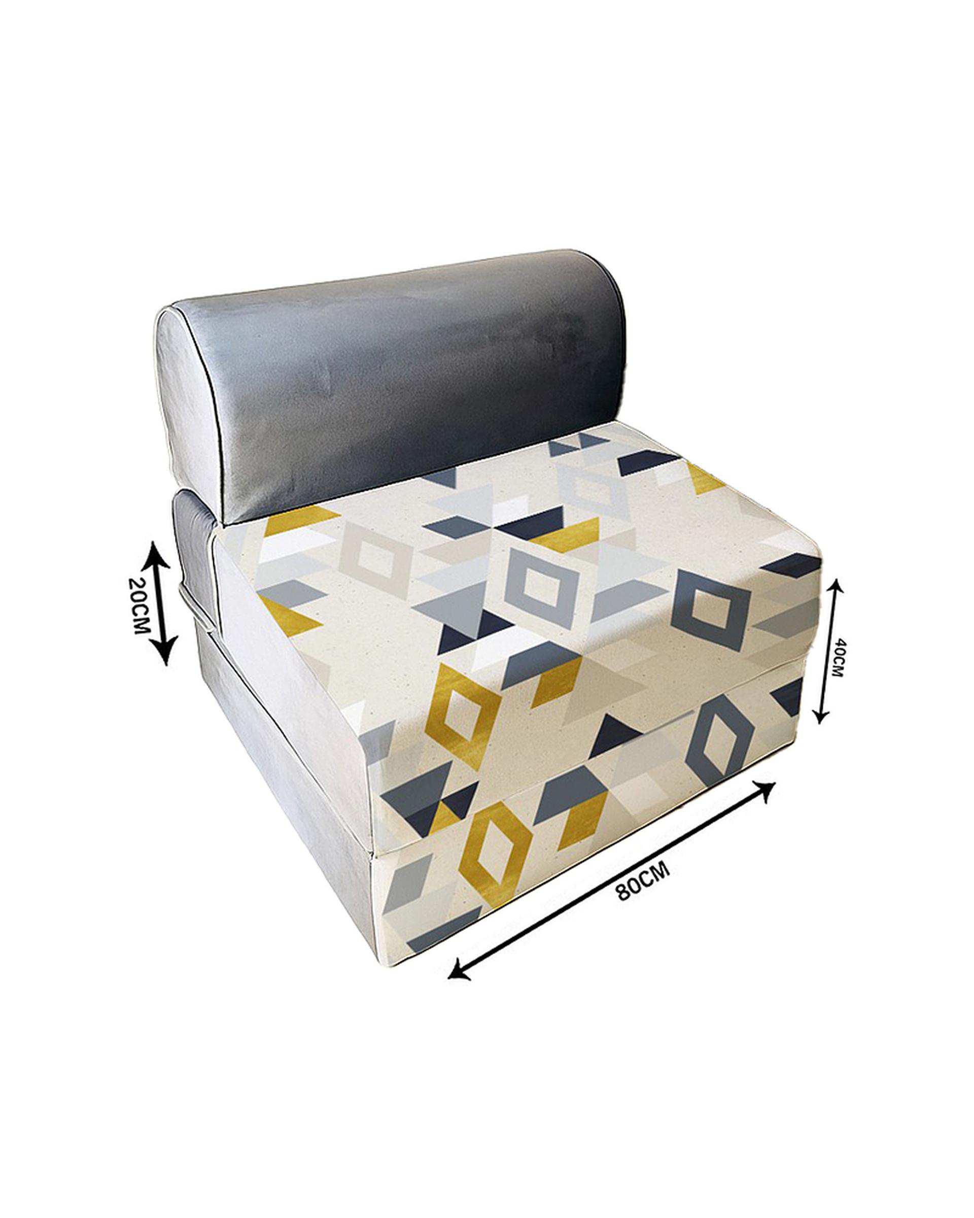 کاناپه تخت شو یک نفره نوپه هوم Nopehome مدل مدرن لوزی کد M1059
