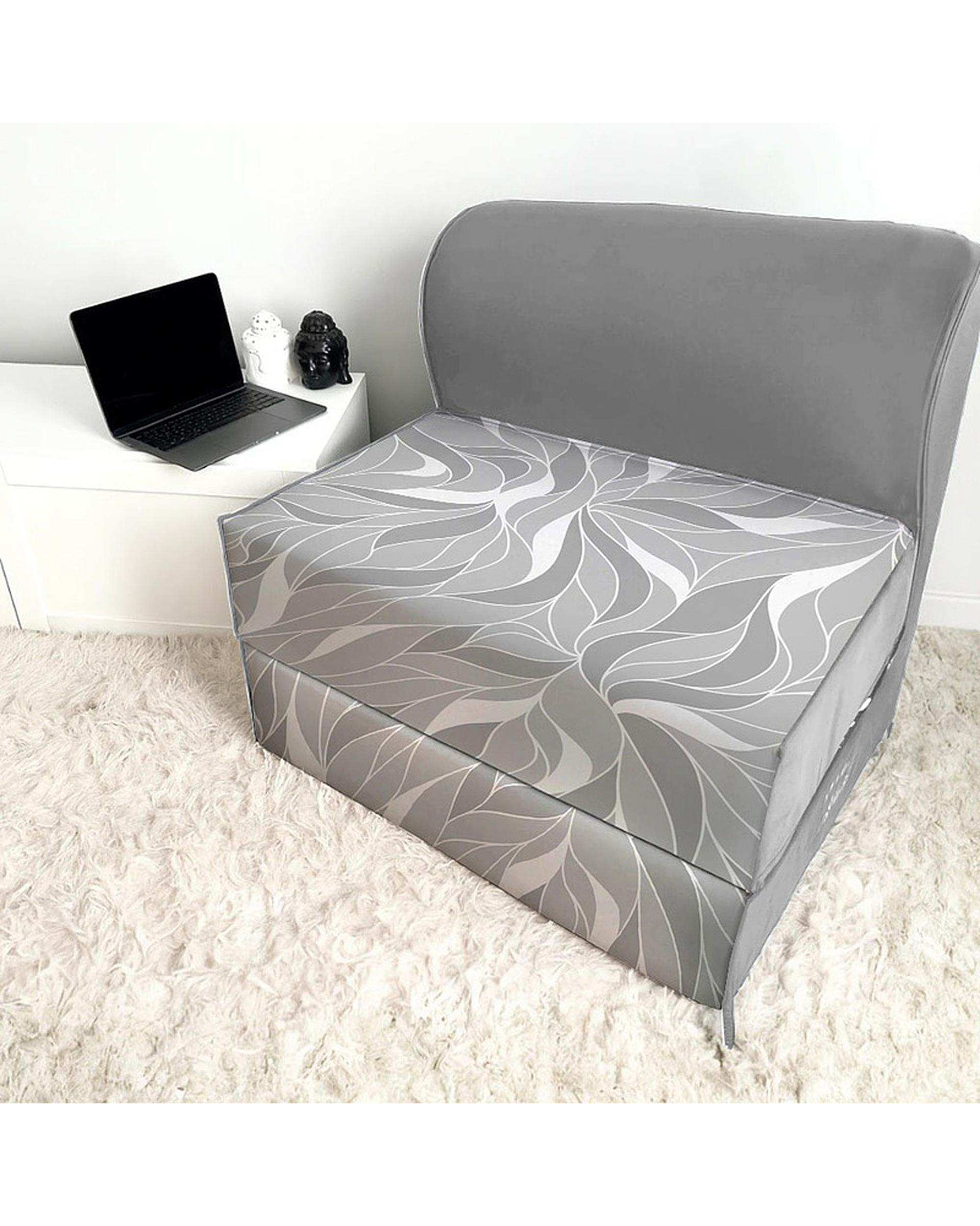 کاناپه تخت شو یک نفره نوپه هوم Nopehome مدل پترن گل مینیمال کد M1082