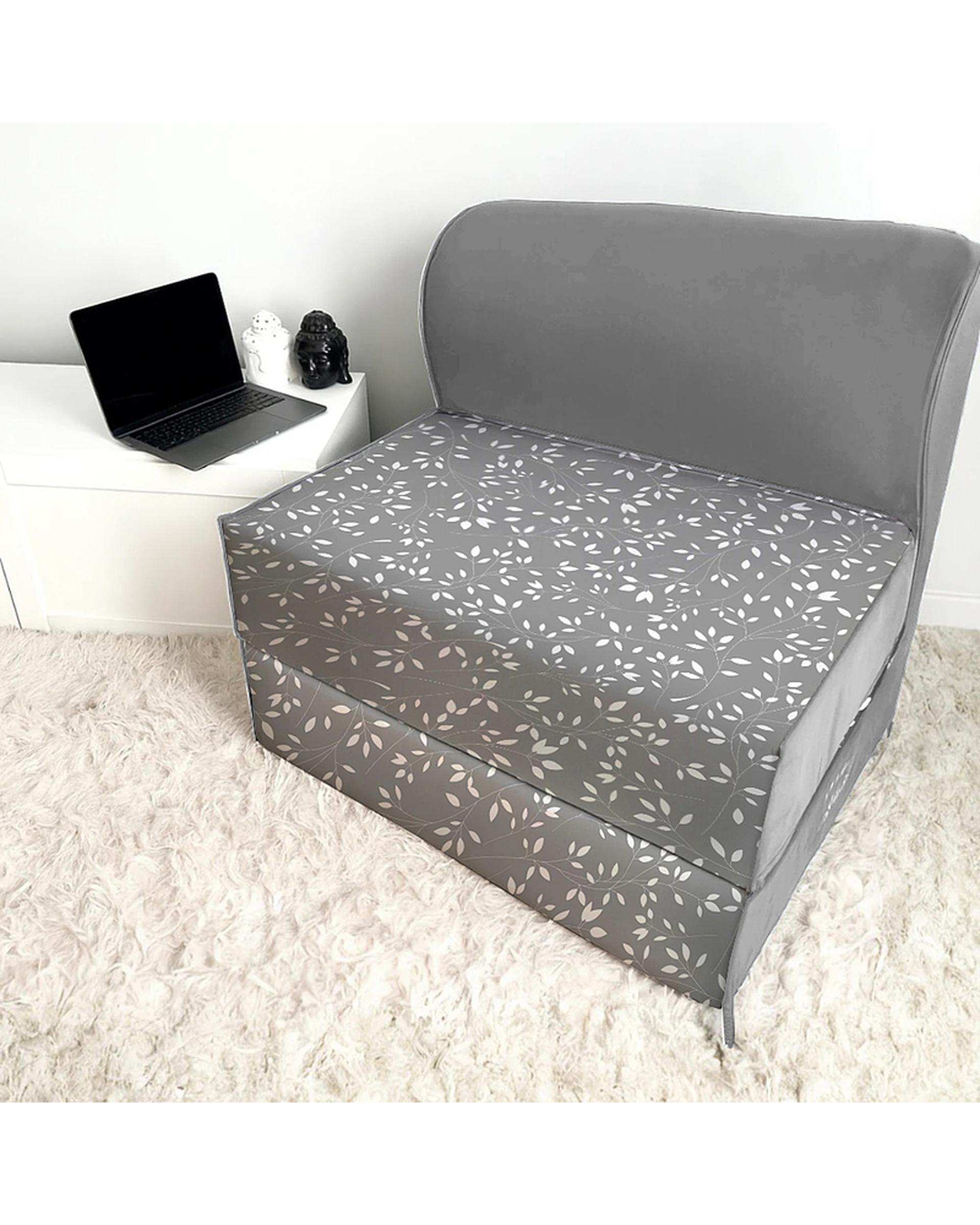 کاناپه تخت شو یک نفره نوپه هوم Nopehome مدل گل ریز مینیمال کد M1086
