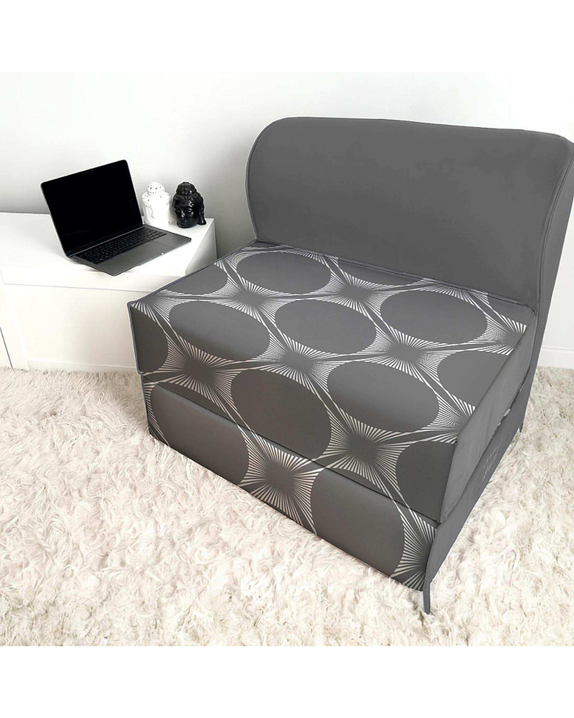کاناپه تخت شو یک نفره نوپه هوم Nopehome مدل مینیمال دایره کد M1105
