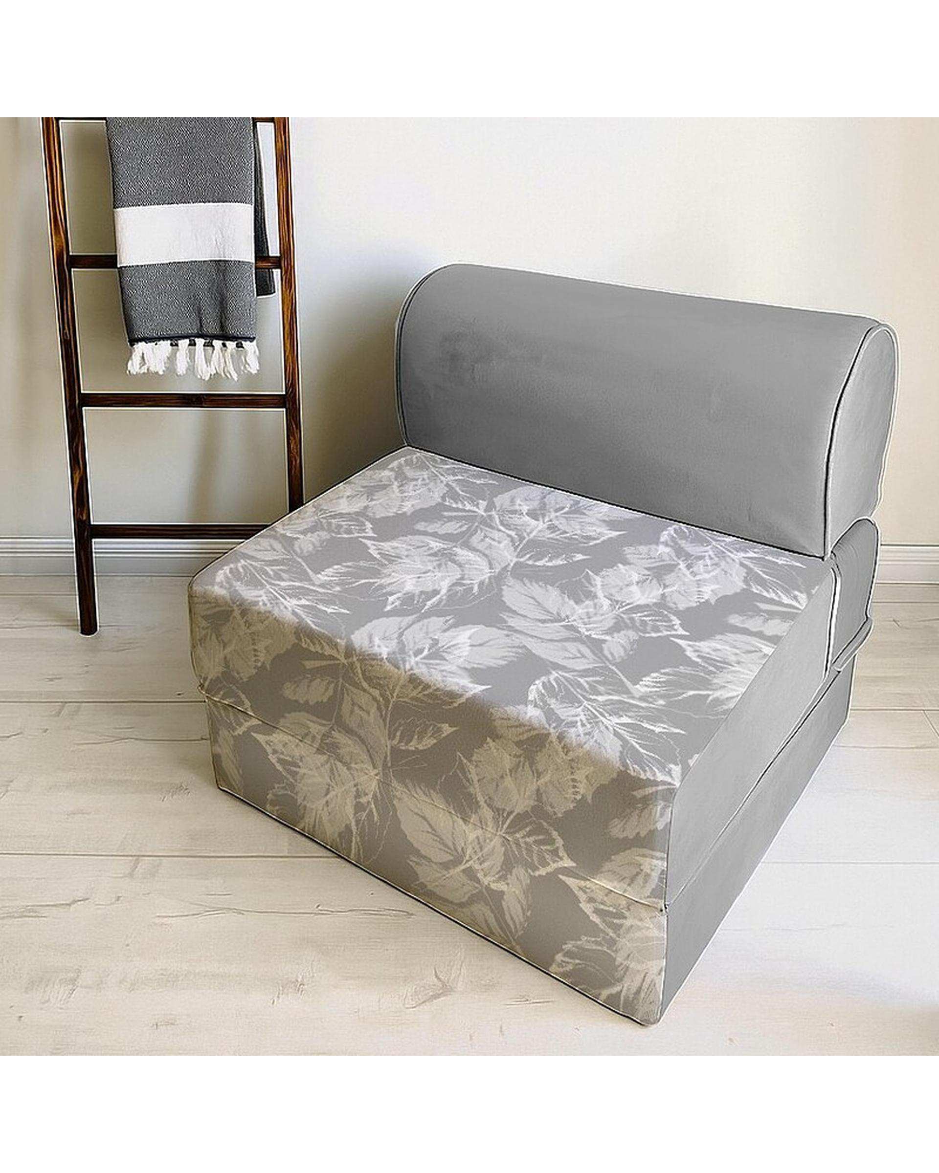 کاناپه تخت شو یک نفره نوپه هوم Nopehome مدل شاخ و برگ مینیمال کد M1110