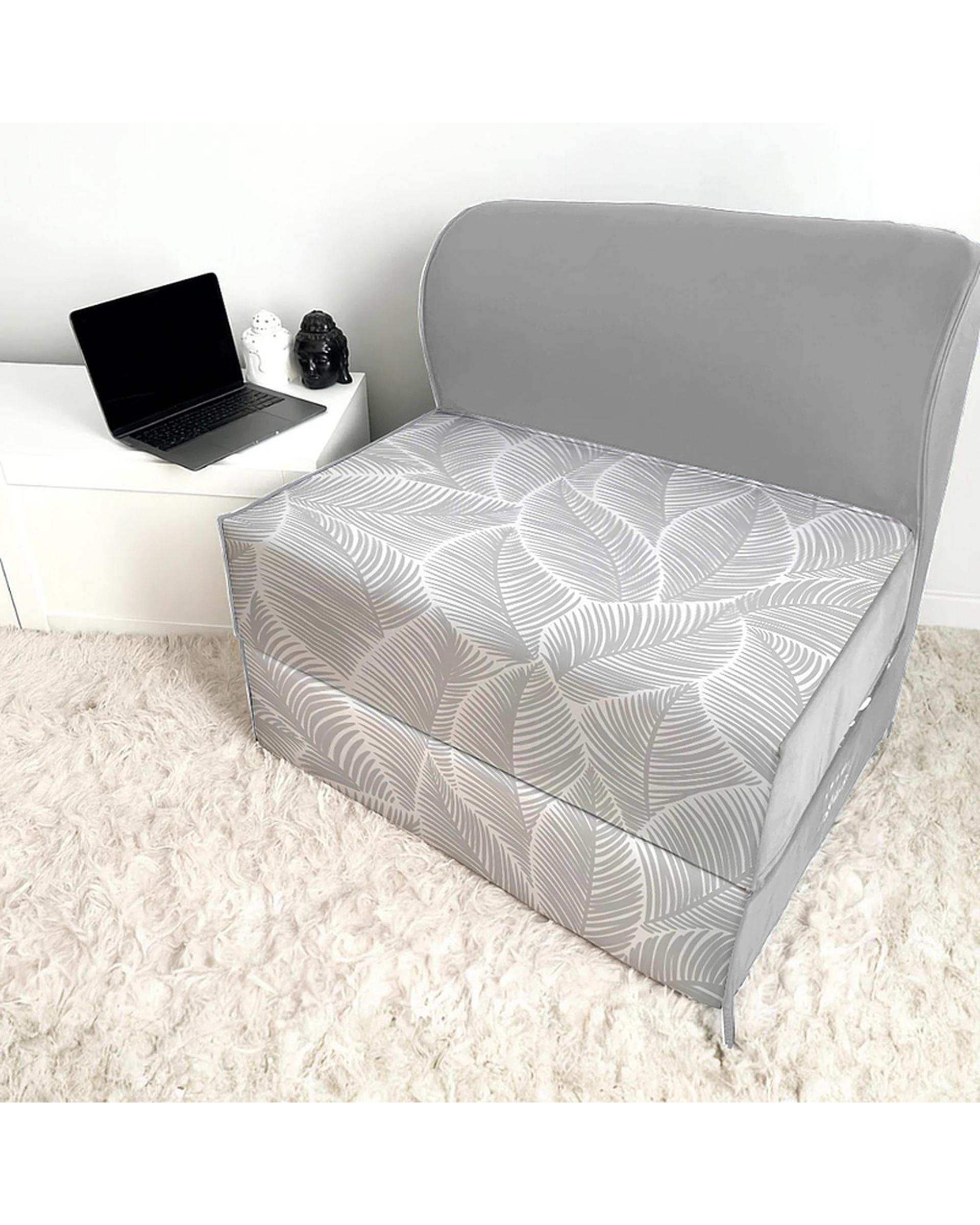 کاناپه تخت شو یک نفره نوپه هوم Nopehome مدل مدرن برگ مینیمال کد M1112