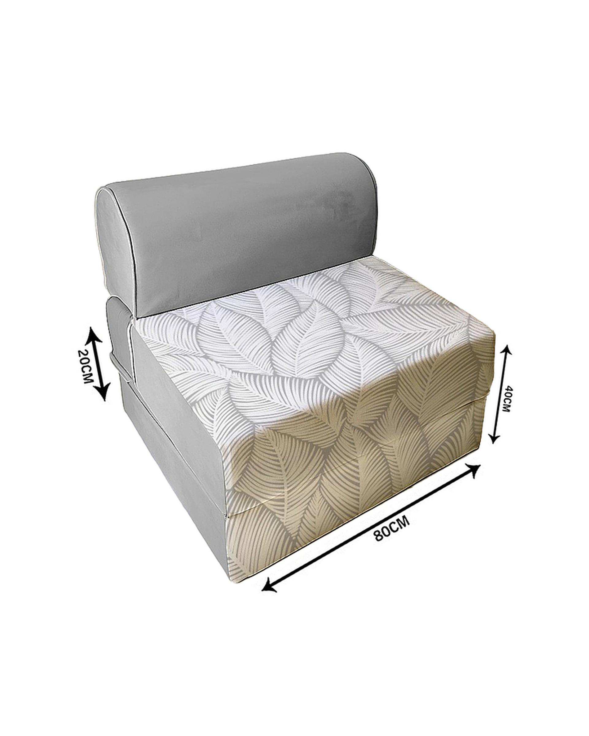 کاناپه تخت شو یک نفره نوپه هوم Nopehome مدل برگ ساده کد M1115