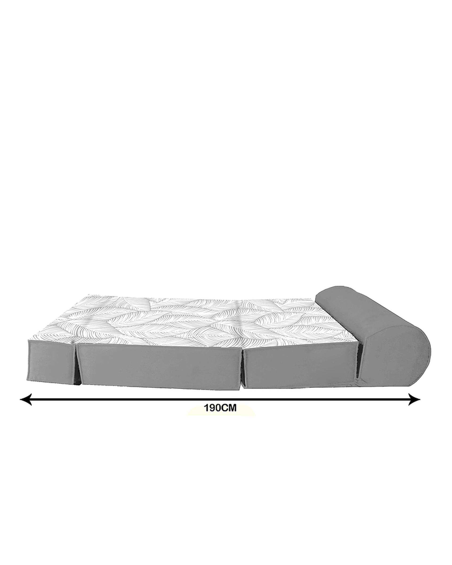 کاناپه تخت شو یک نفره نوپه هوم Nopehome مدل برگ ساده کد M1115