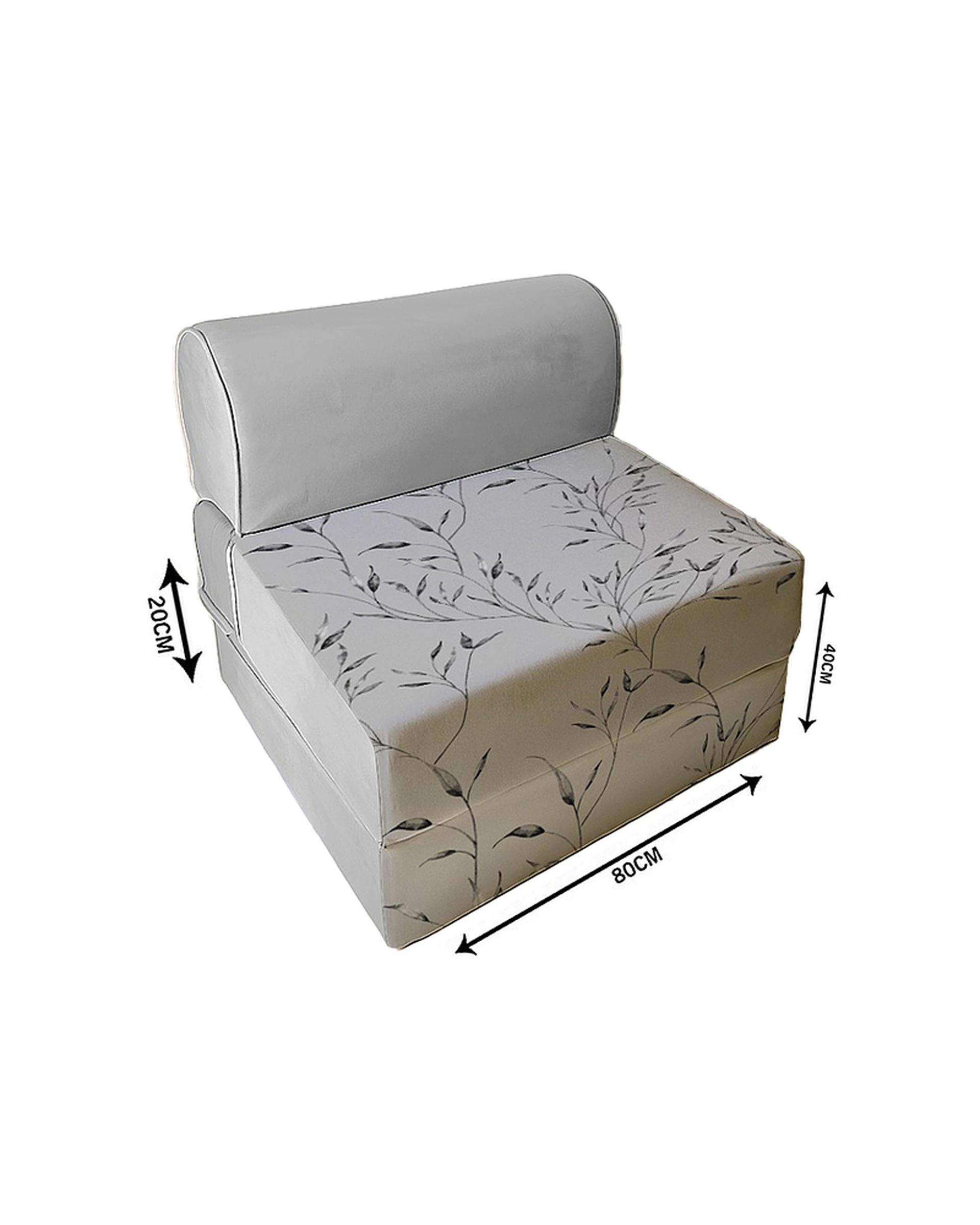 کاناپه تخت شو یک نفره نوپه هوم Nopehome مدل شاخ و برگ مینیمال کد M1126