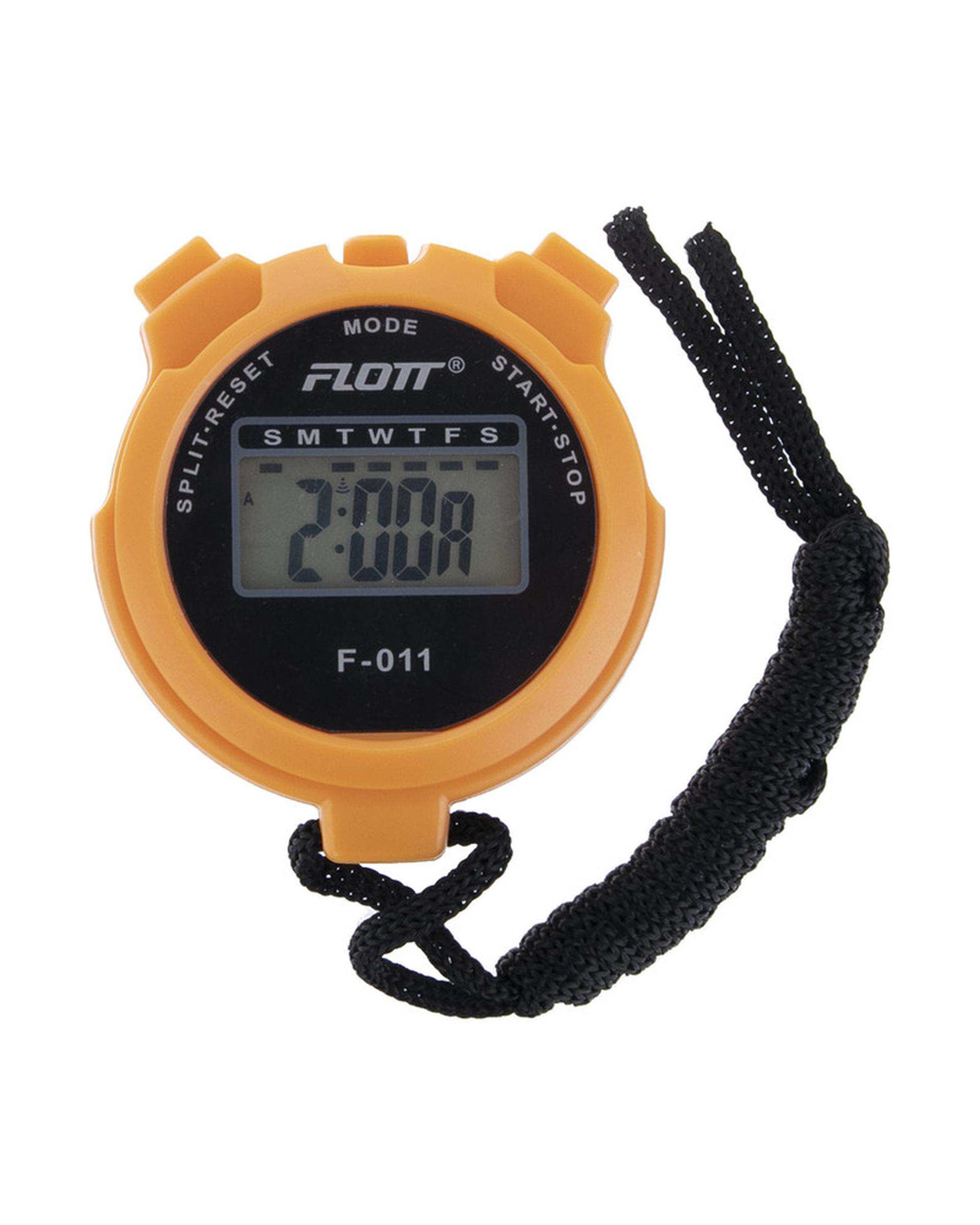 کرنومتر نارنجی روشن فلات مدل smtwtfs F-011