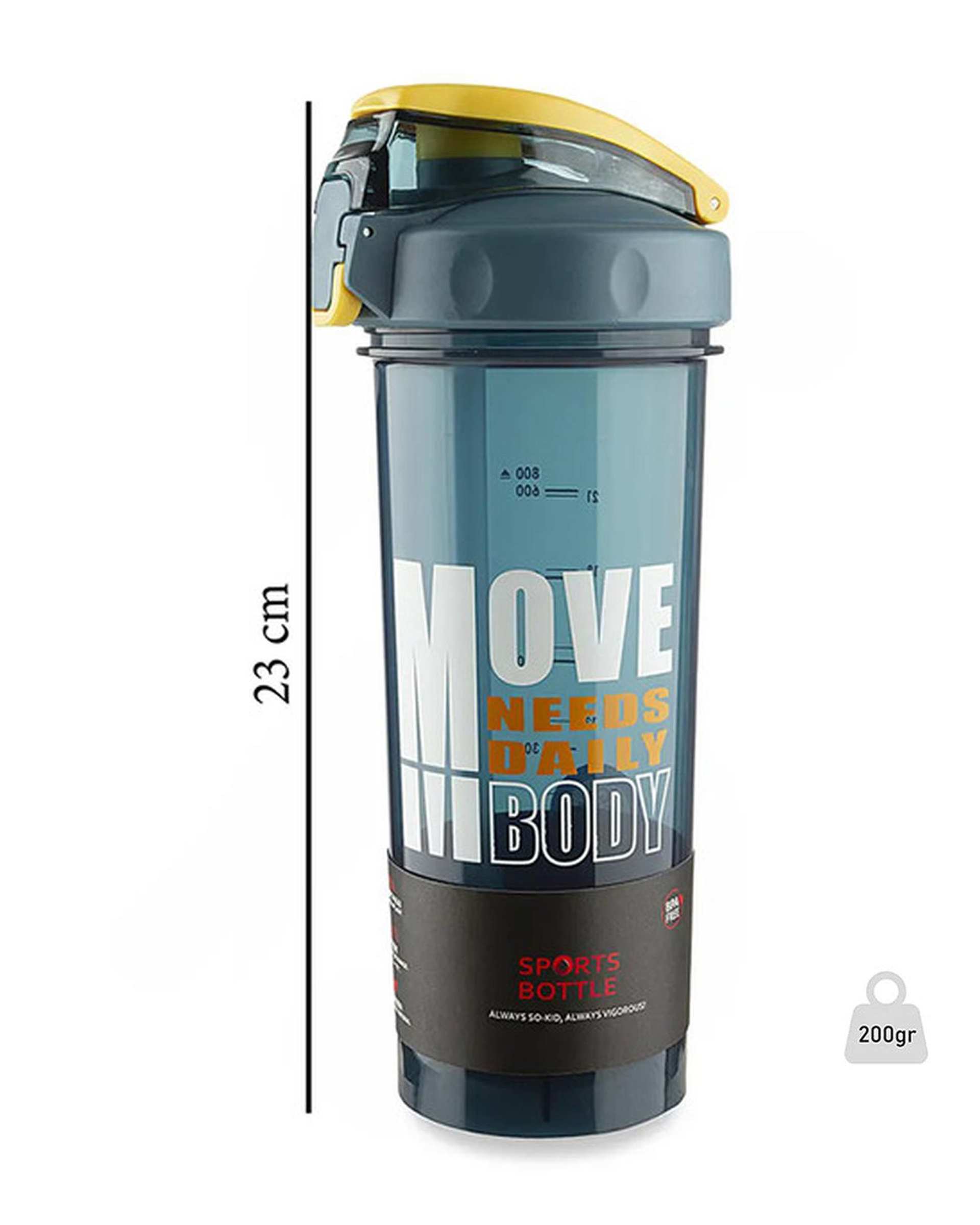 شیکر 800 سی سی سبز کله غازی مدل MOVE BODY