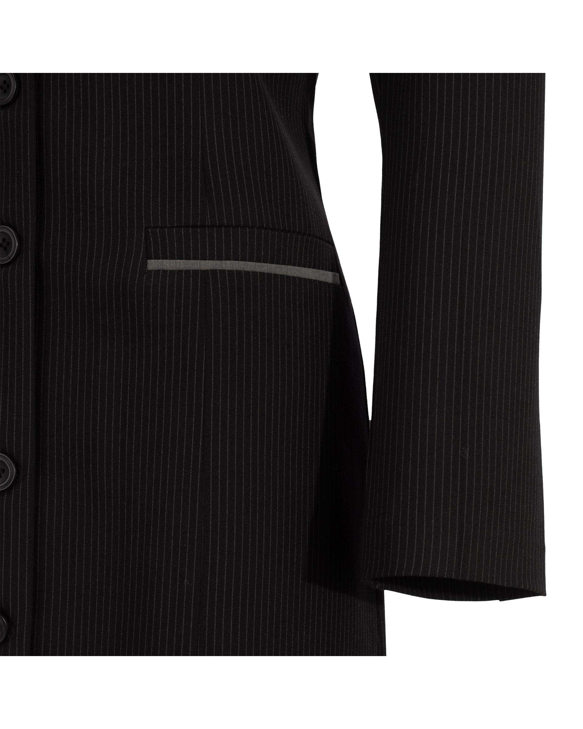 ست مانتو و شلوار اداری زنانه مشکی السانا Elsana مدل حدیث دیپلمات کد 521