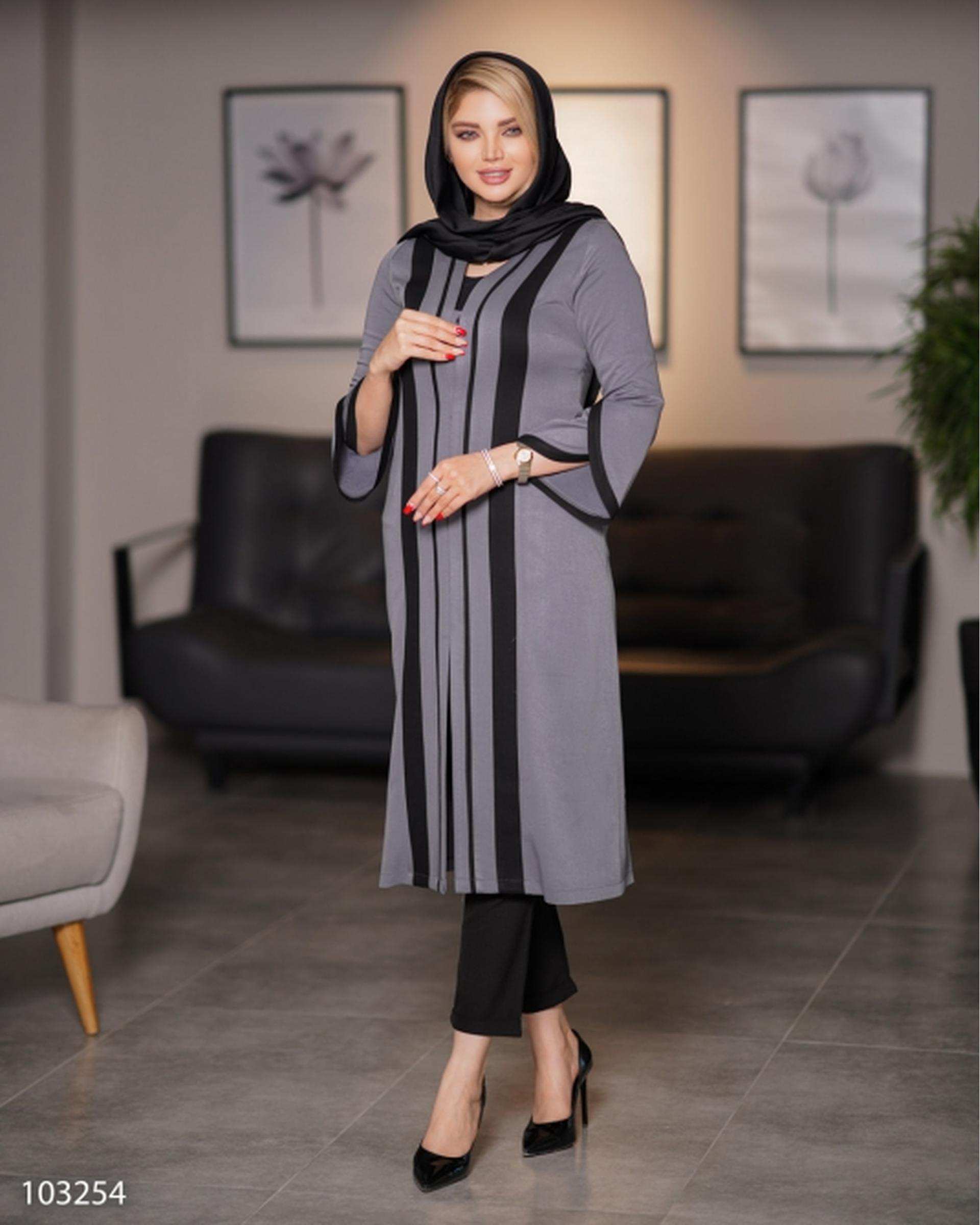 مانتو بلند زنانه مدل شایسته السانا Elsana کد 1032
