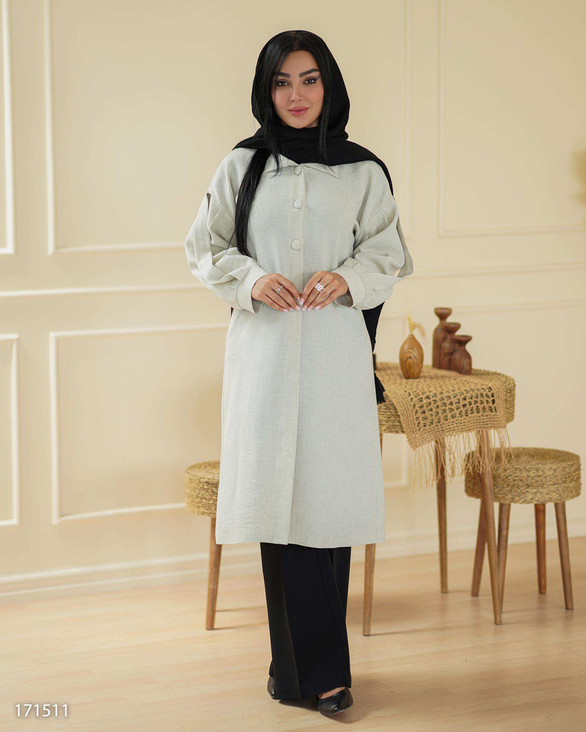 مانتو زنانه مدل ماهرخ السانا Elsana کد 1715