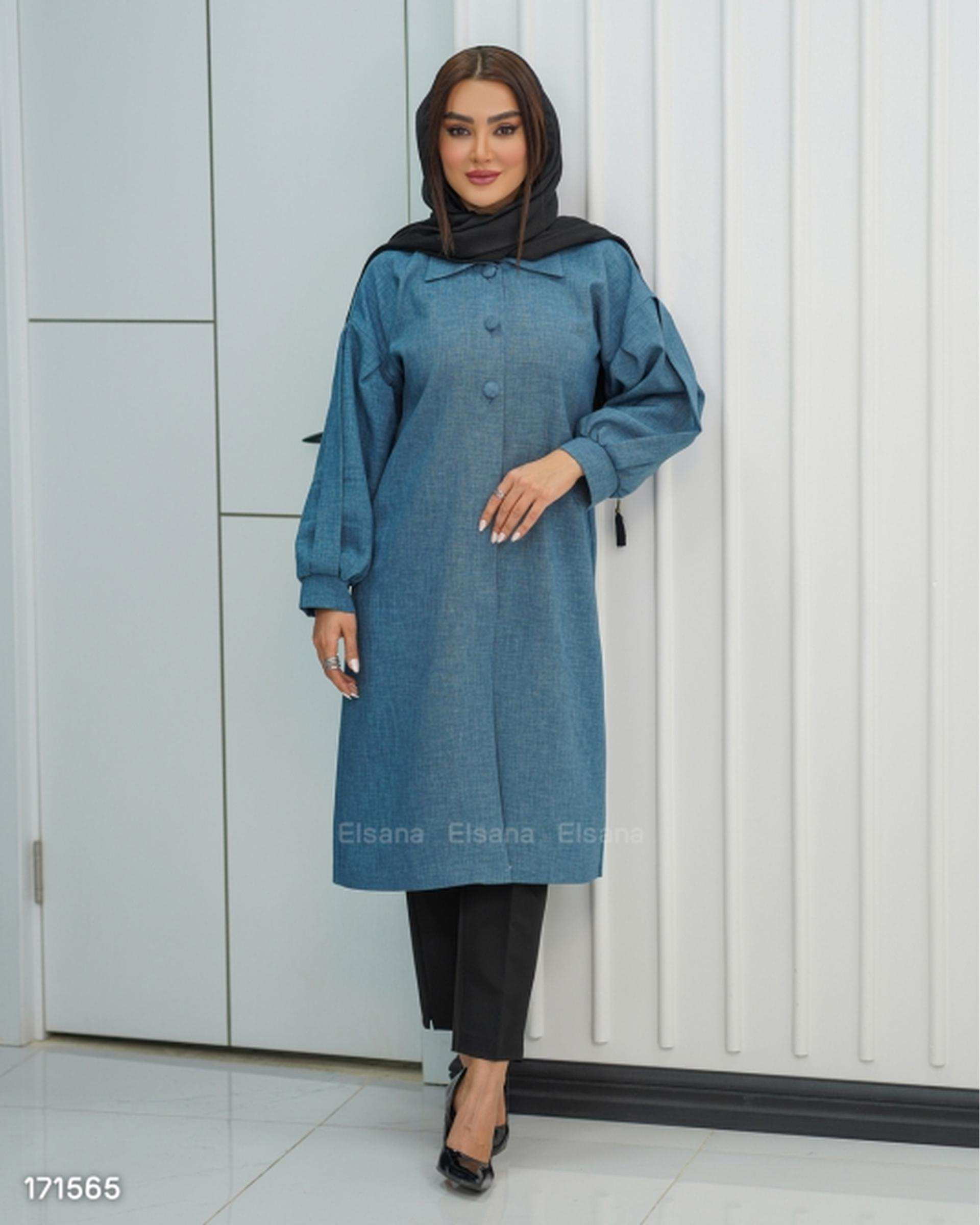 مانتو زنانه مدل ماهرخ السانا Elsana کد 1715