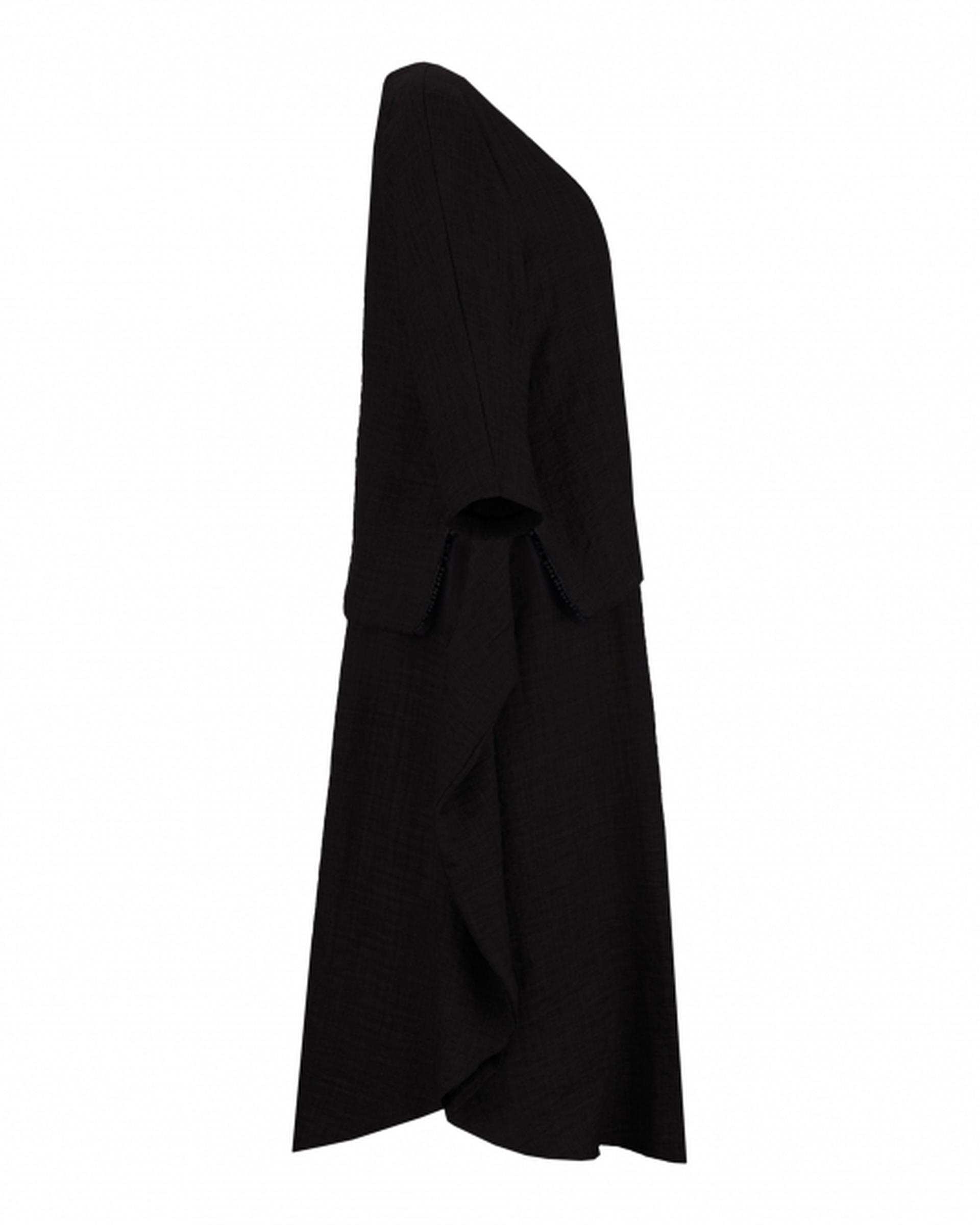 ست سارافون و رویه زنانه مشکی السانا Elsana مدل نوژین کد 1914