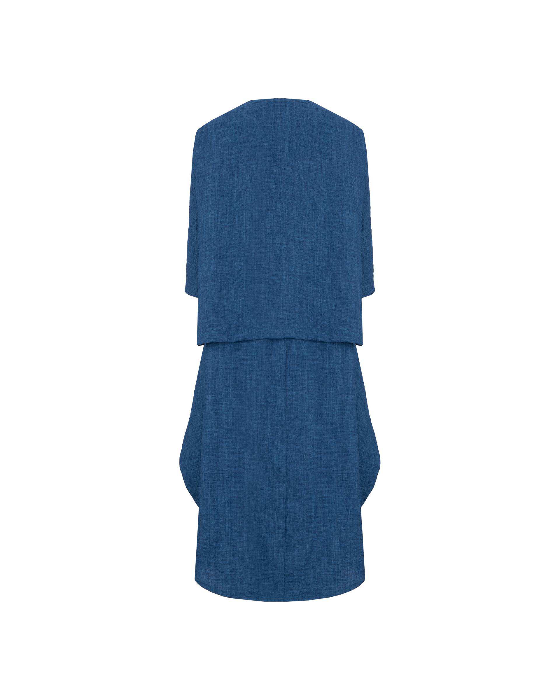 ست سارافون و رویه زنانه آبی نفتی السانا Elsana مدل نوژین کد 1914