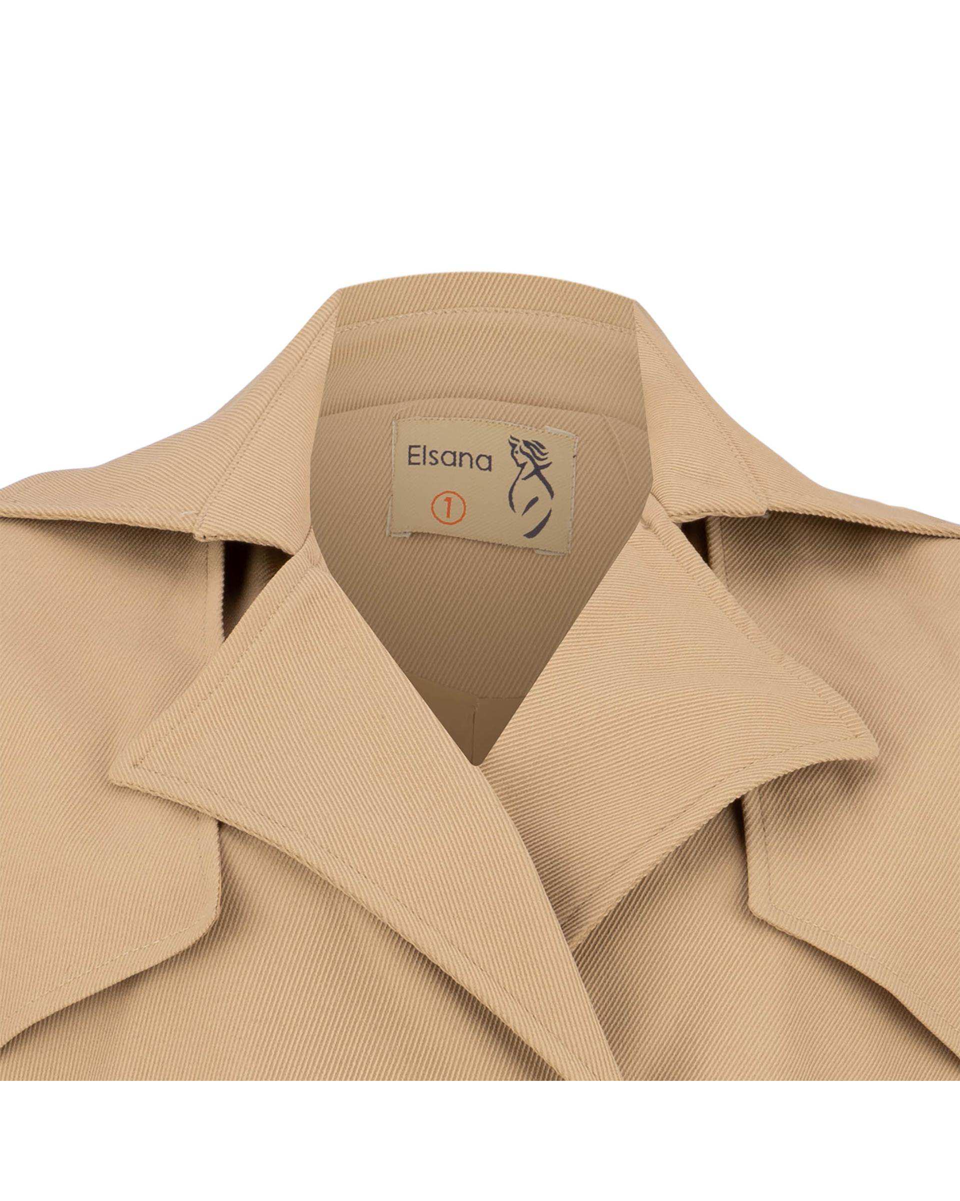 ترنج کت زنانه کرم السانا Elsana مدل یاسان کد 2044