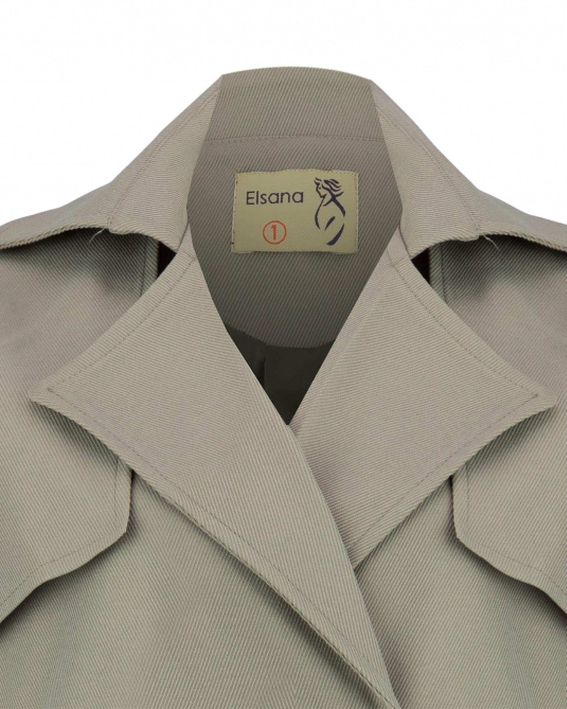 ترنج کت زنانه سبز سدری السانا Elsana مدل یاسان کد 2044