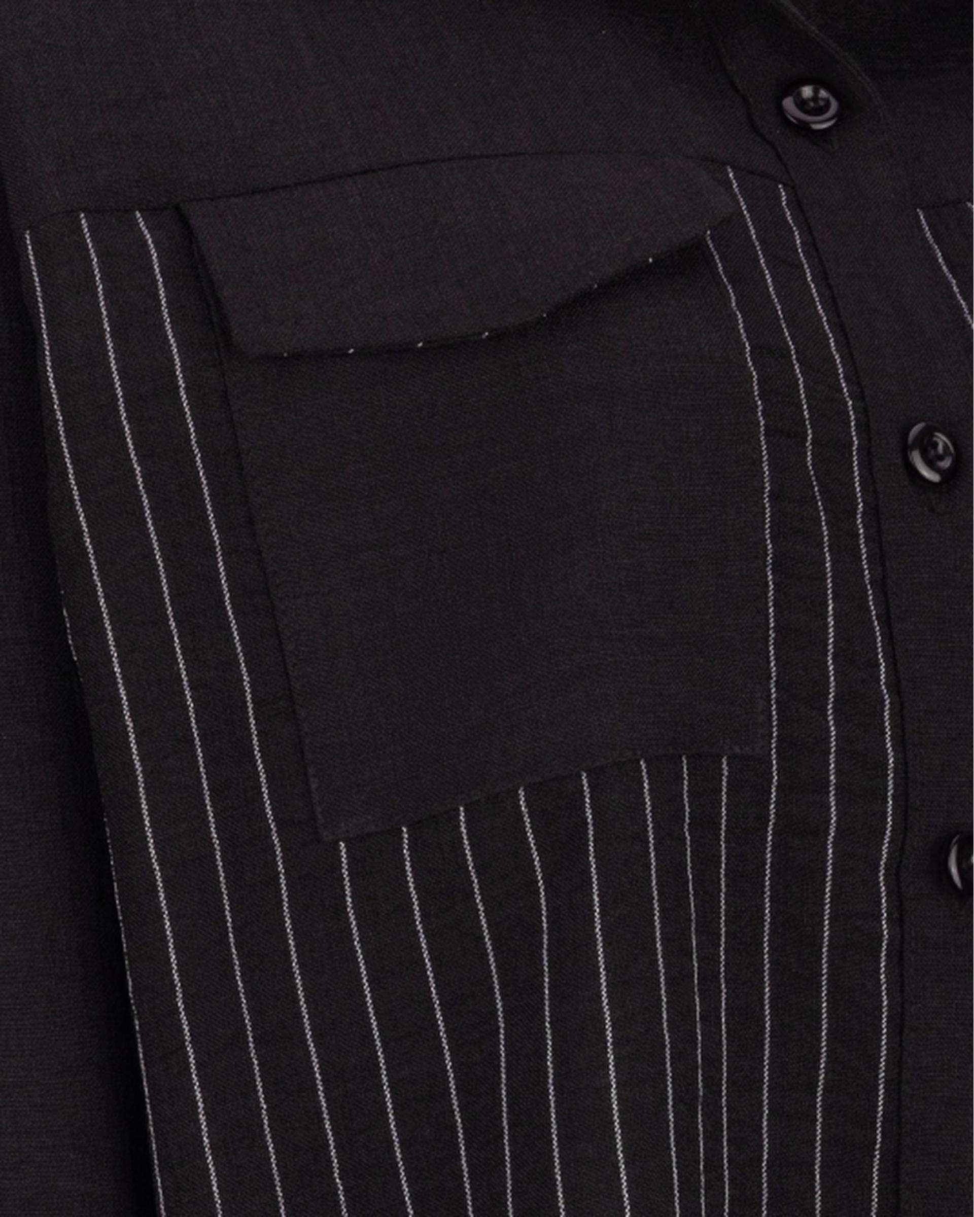 ست شومیز و شلوار زنانه مشکی السانا Elsana مدل ریحانه کد 2093