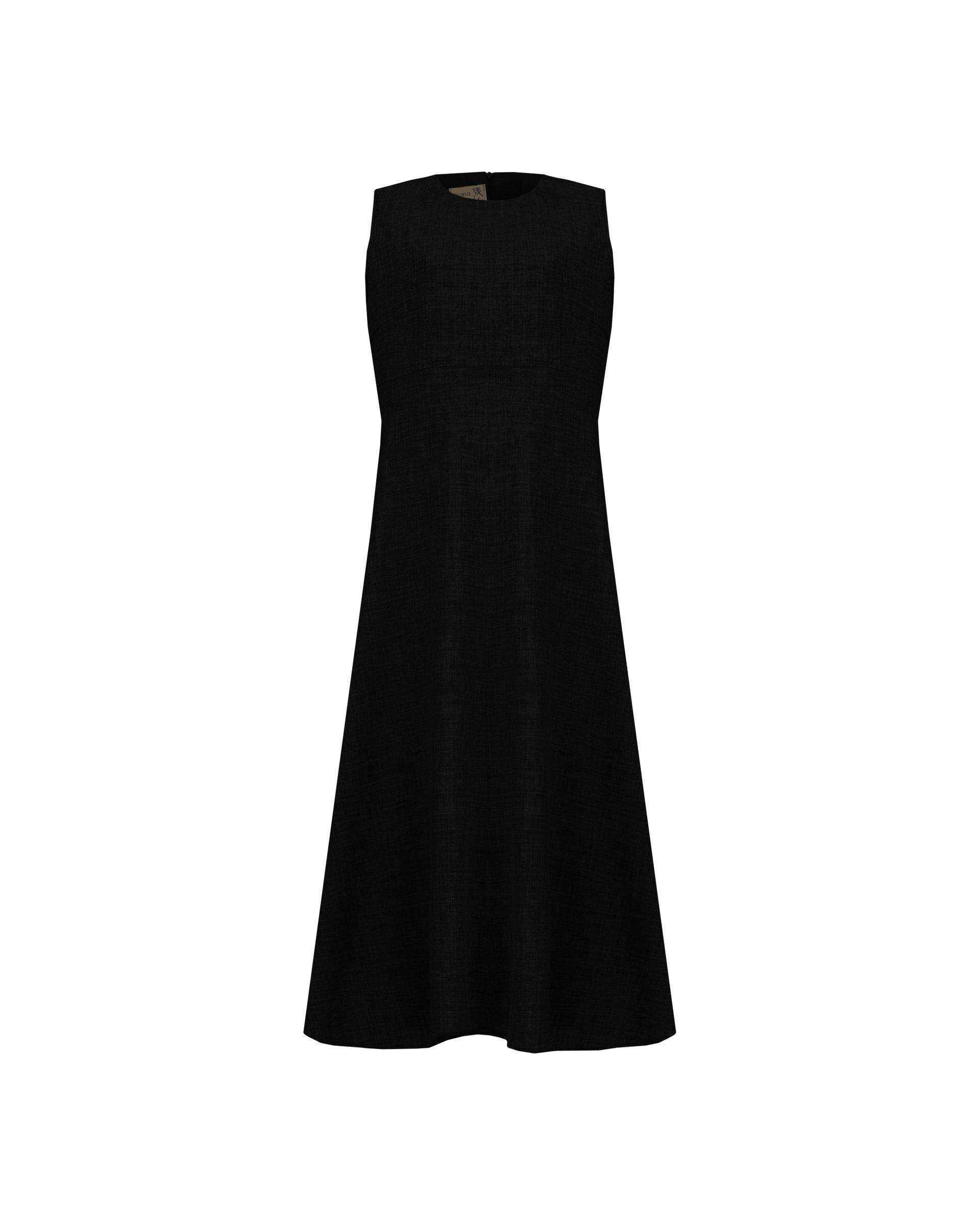 ست سارافون و کت کراپ زنانه مشکی السانا Elsana مدل کوشان کد 2122