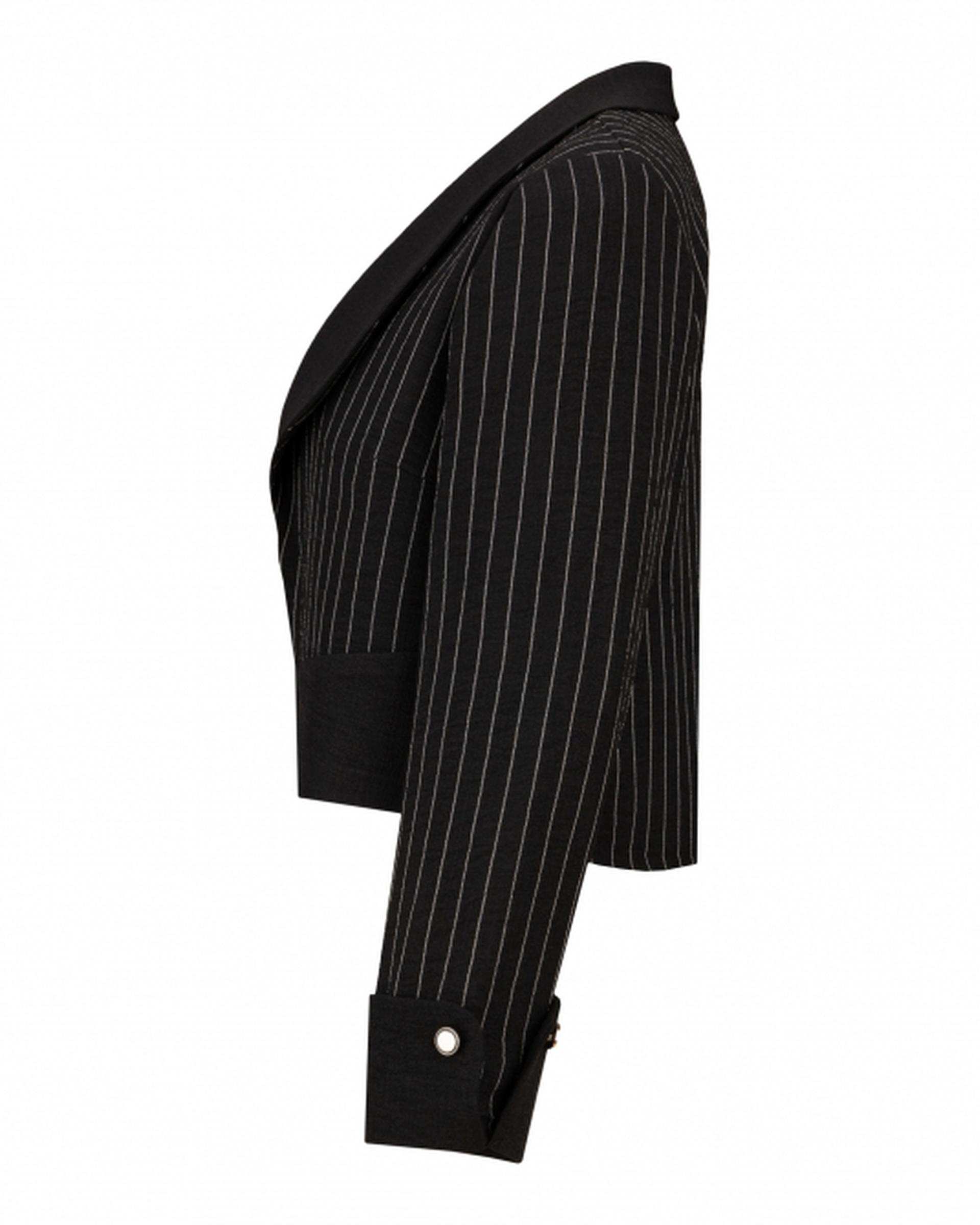 ست سارافون و کت کراپ زنانه مشکی السانا Elsana مدل کوشان کد 2122