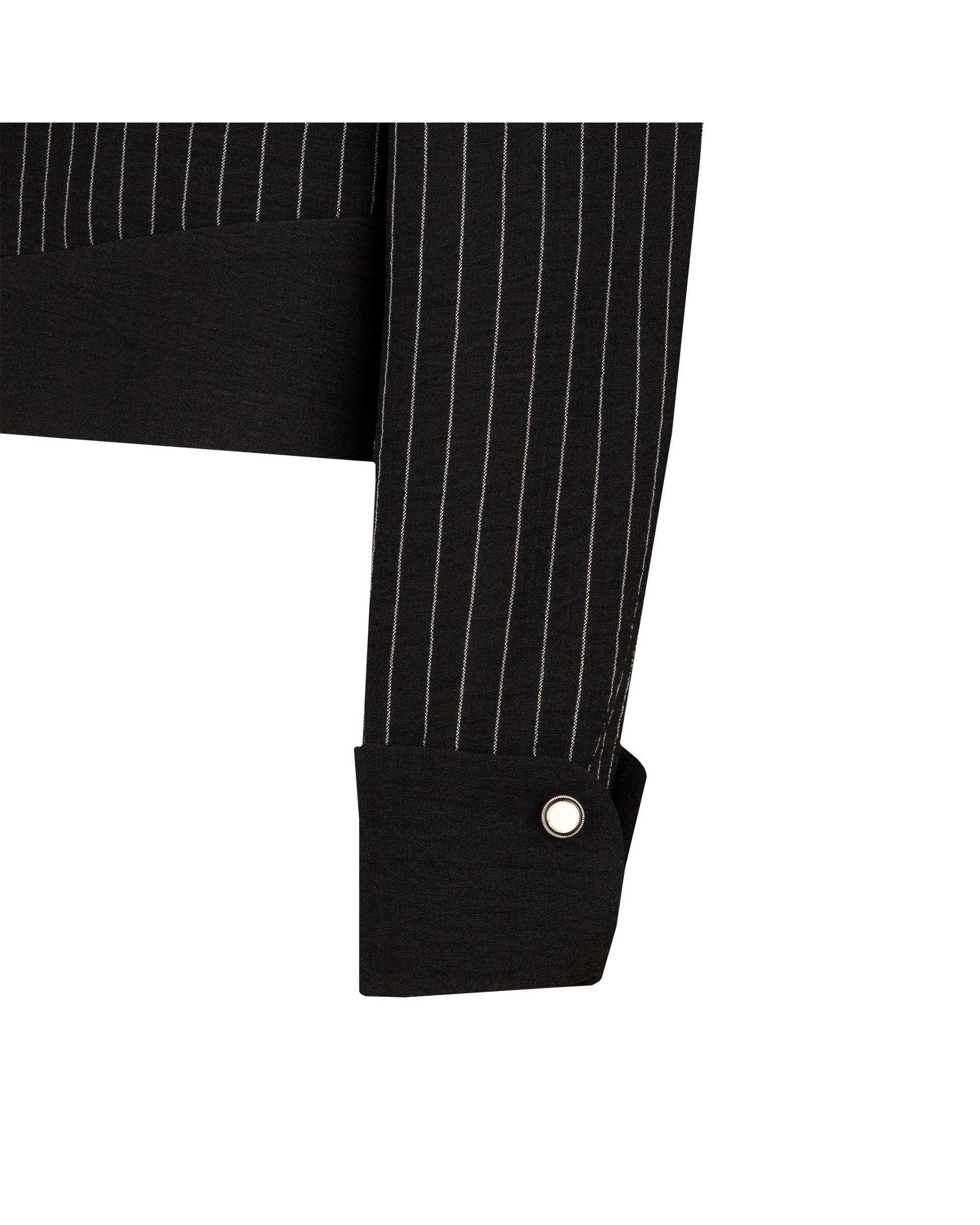 ست سارافون و کت کراپ زنانه مشکی السانا Elsana مدل کوشان کد 2122