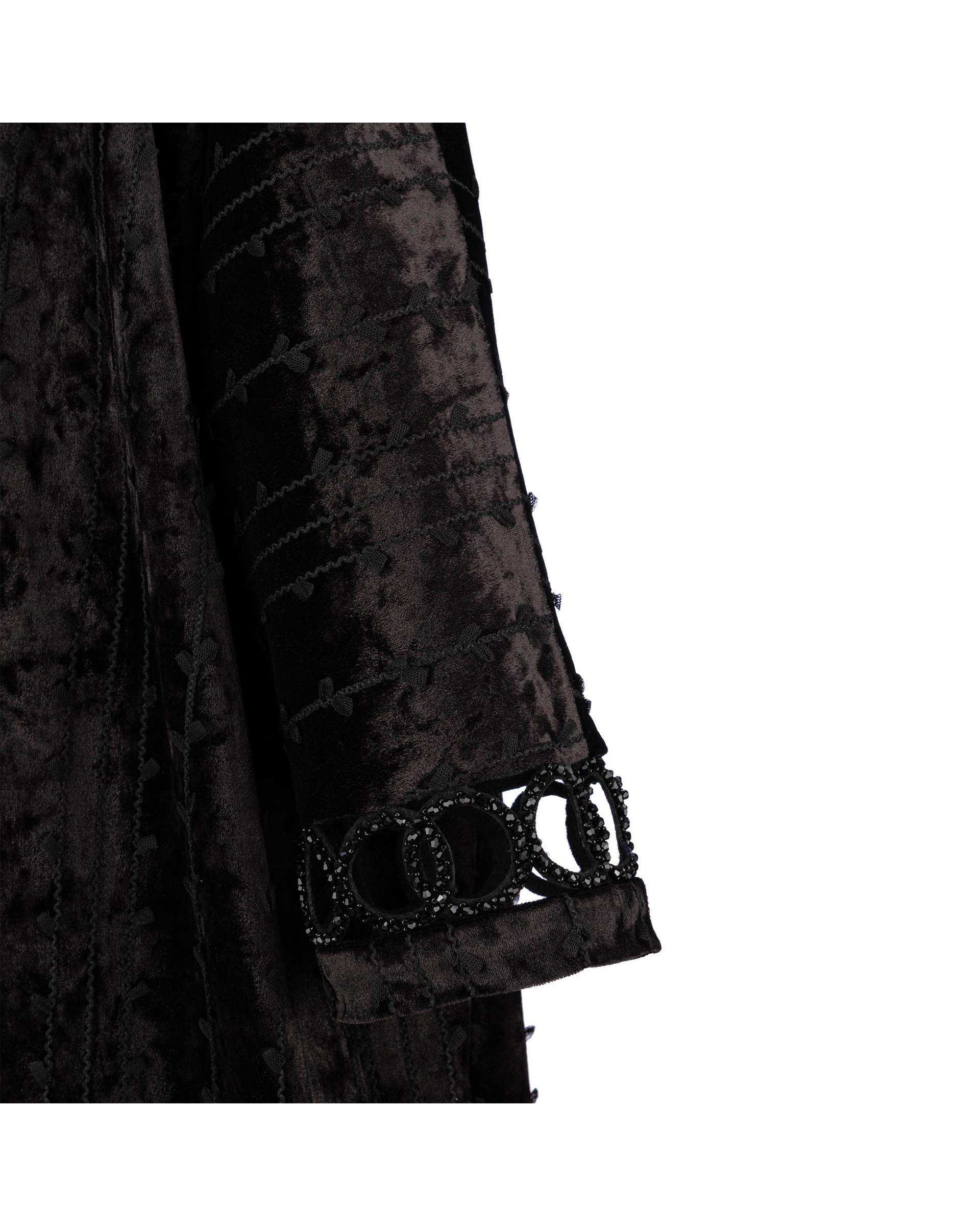 مانتو مجلسی زنانه مشکی السانا Elsana مدل جاندخت کد 2142