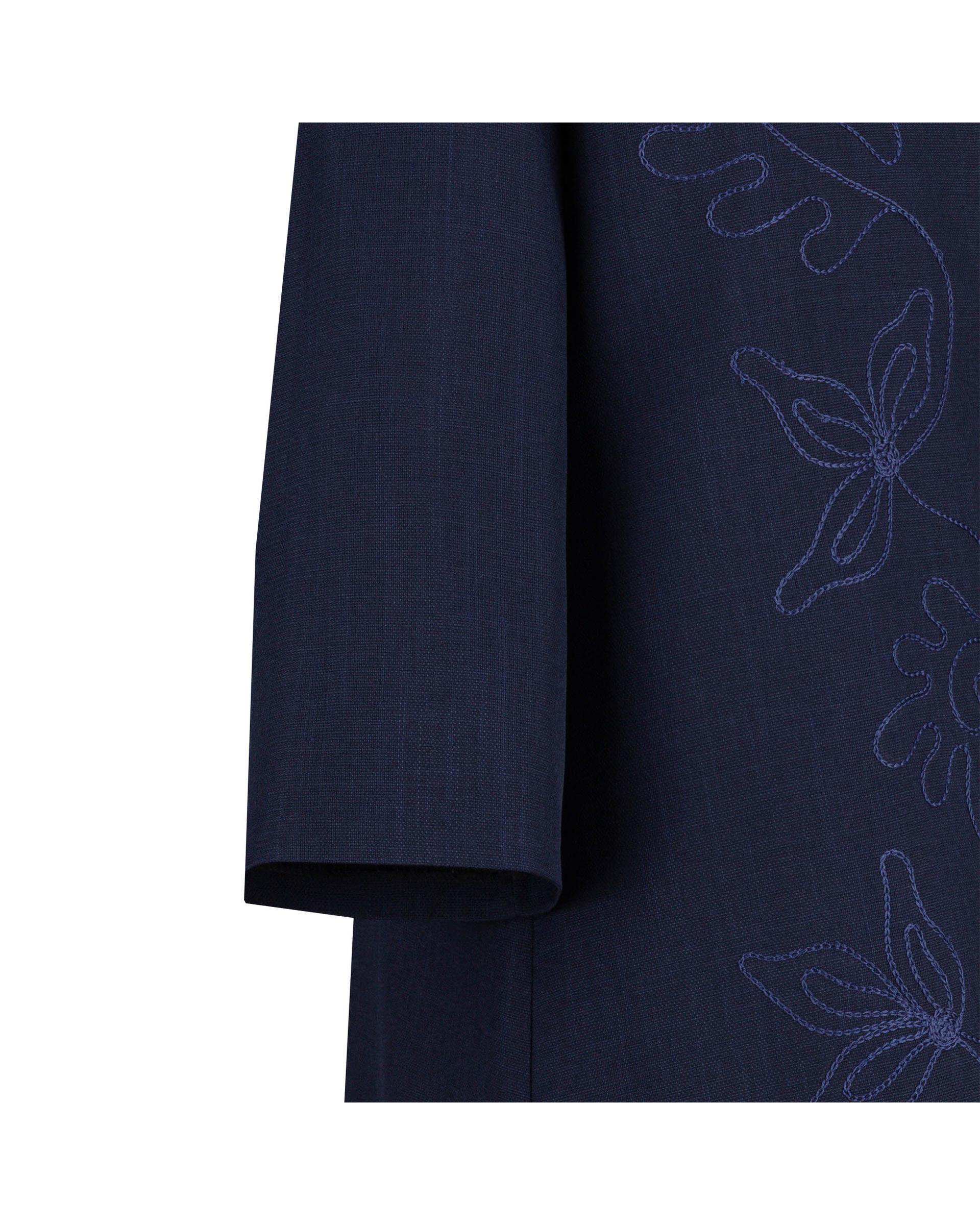 مانتو زنانه سرمه ای السانا Elsana مدل تینوش کد 2162