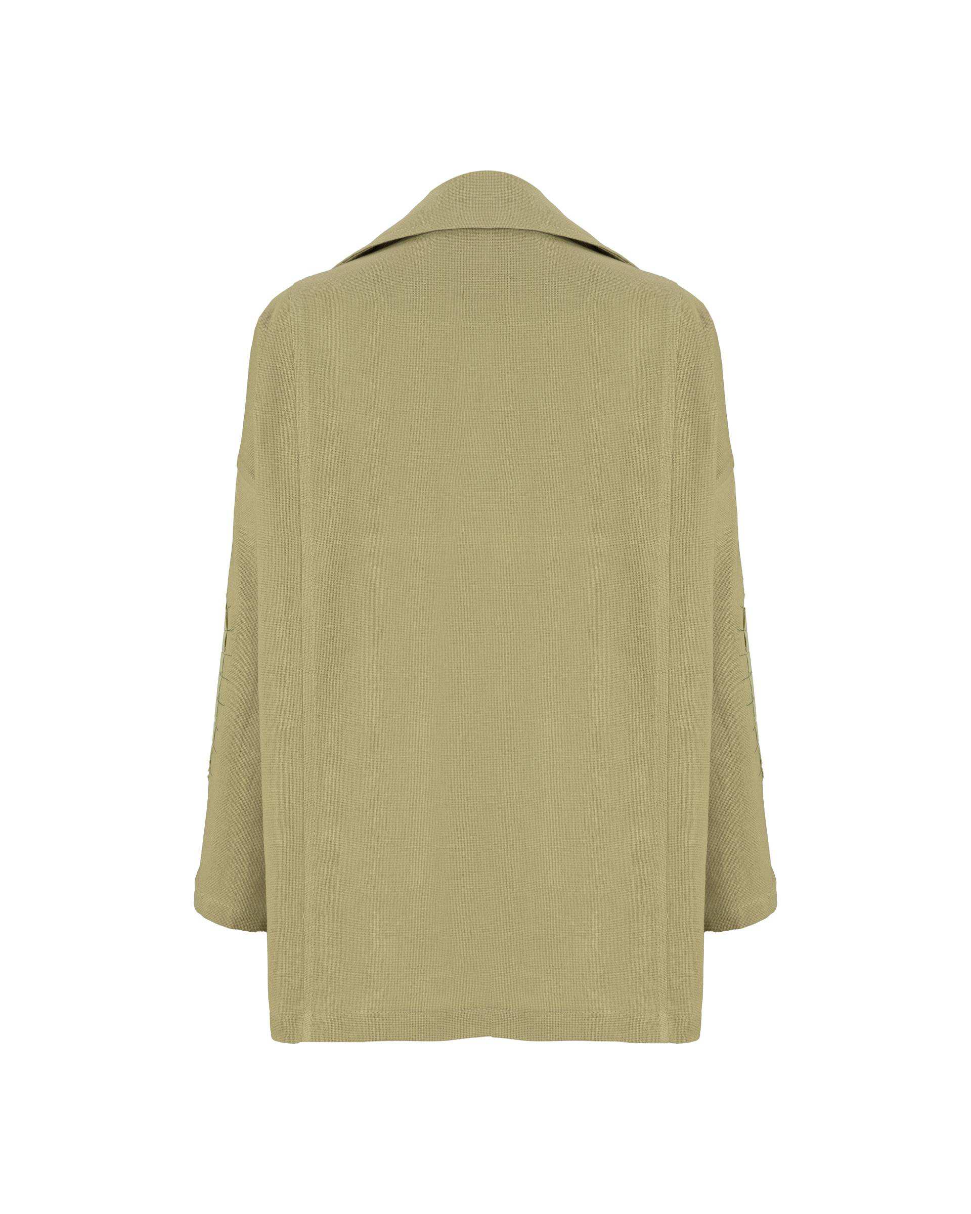 مانتو زنانه سبز سدری السانا Elsana مدل ریتاج کد 2227