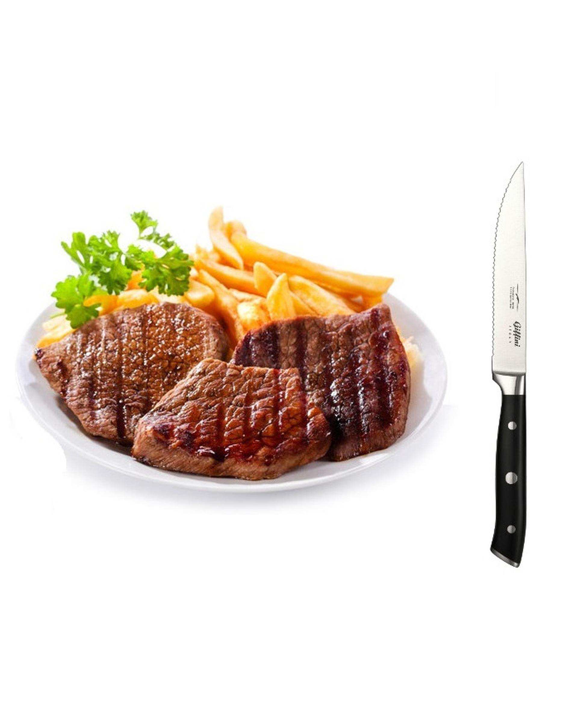 سرویس قاشق، چنگال و کارد 3 پارچه استیل جی فی نی GIFFINI مدل 53