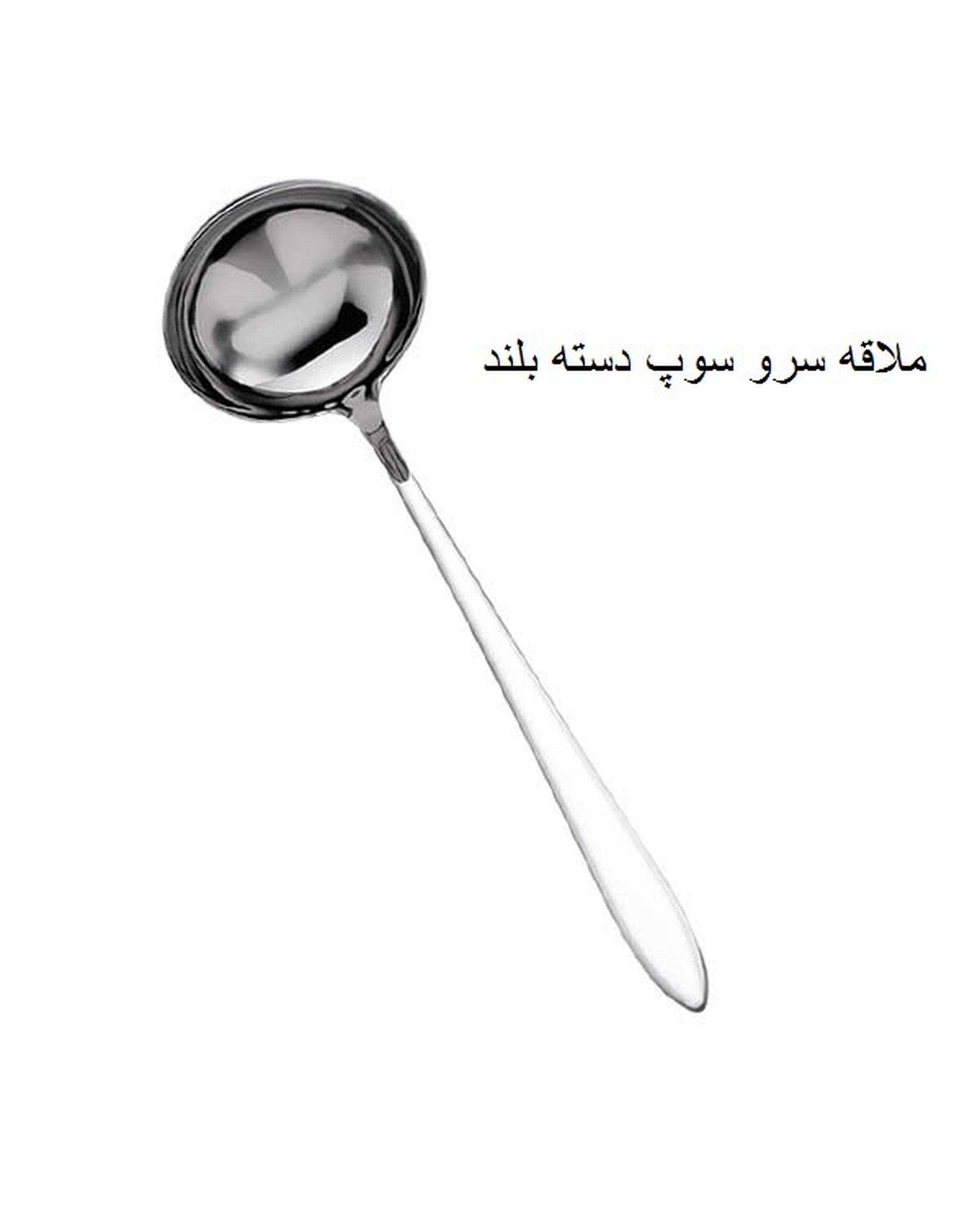 سرویس قاشق و چنگال 60 پارچه 8 نفره استیل جی فی نی GIFFINI مدل 05 لاکچری