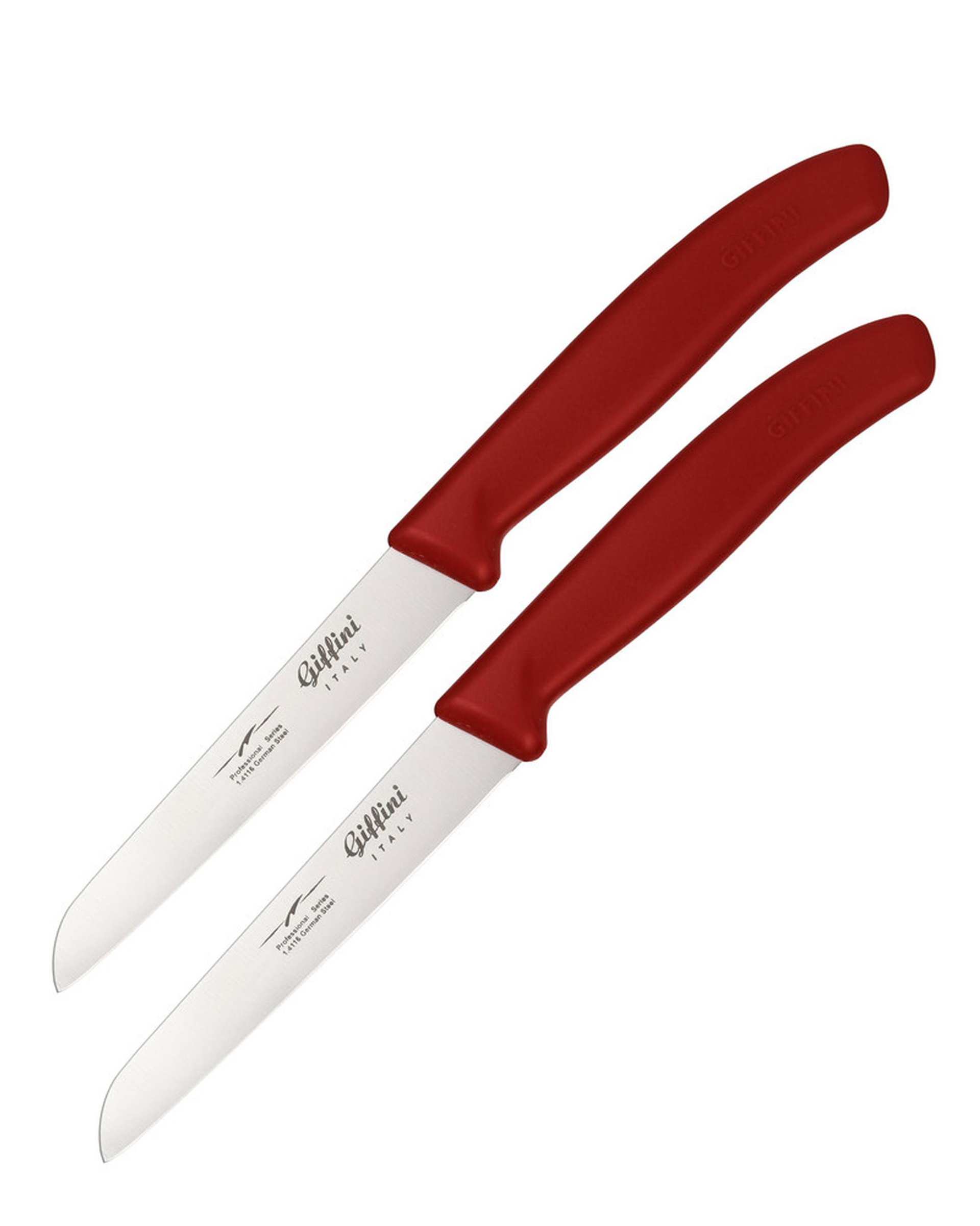 چاقو آشپزخانه قرمز ماتجی فی نی GIFFINI مدل G-TR02 بسته 2 عددی