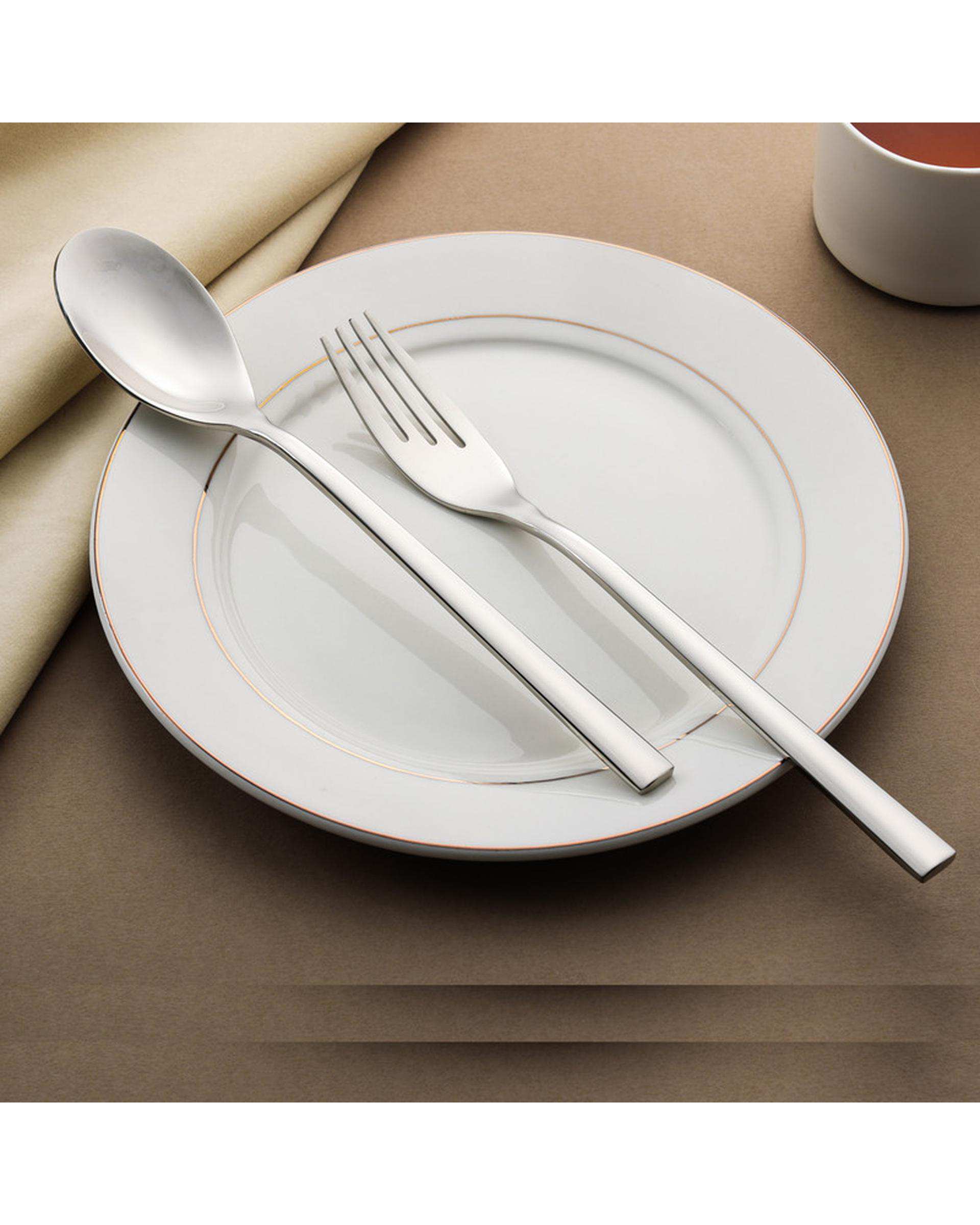 سرویس قاشق و چنگال 2 پارچه استیل جی فی نی GIFFINI مدل G-10