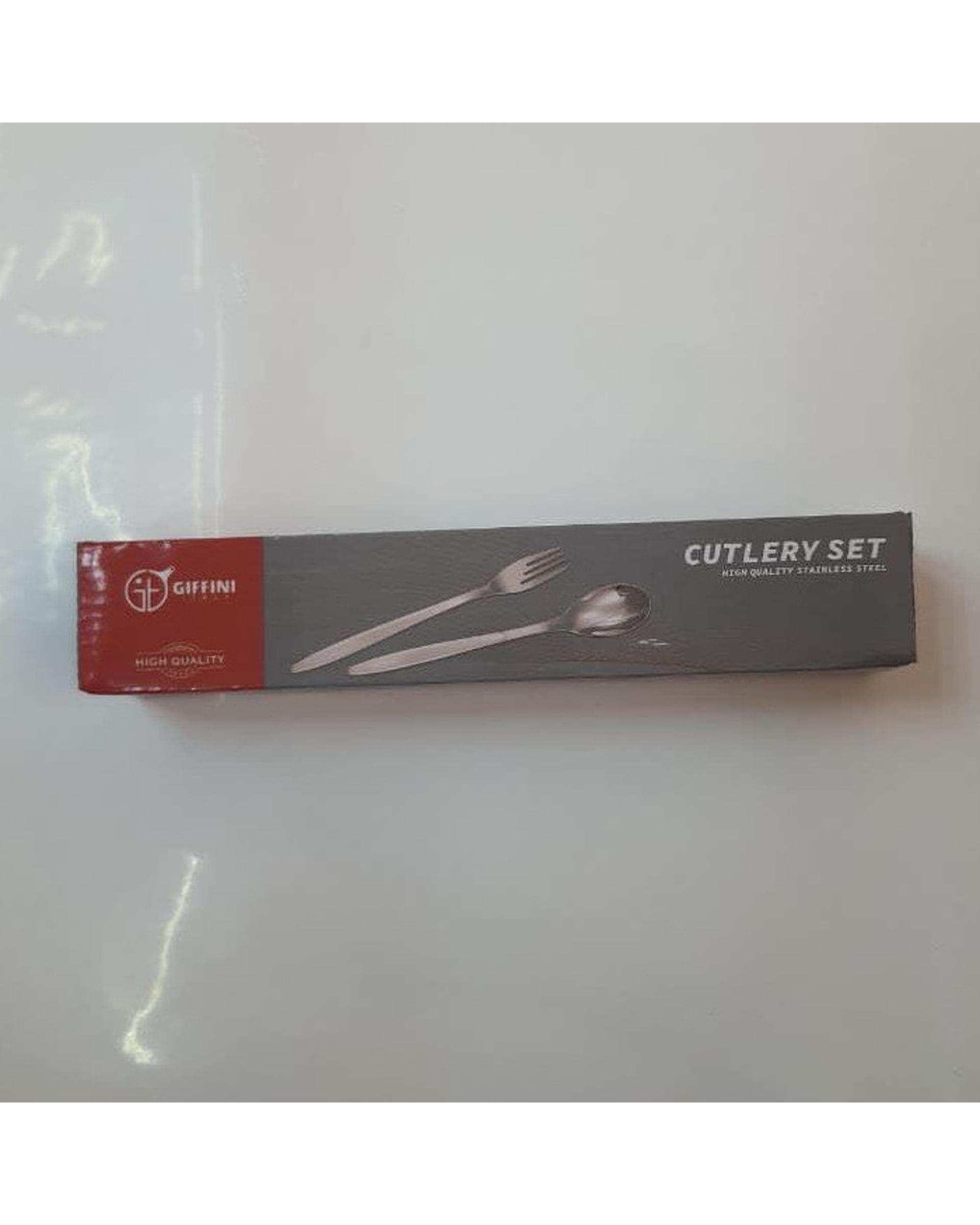 سرویس قاشق و چنگال 2 پارچه استیل جی فی نی GIFFINI مدل G-10