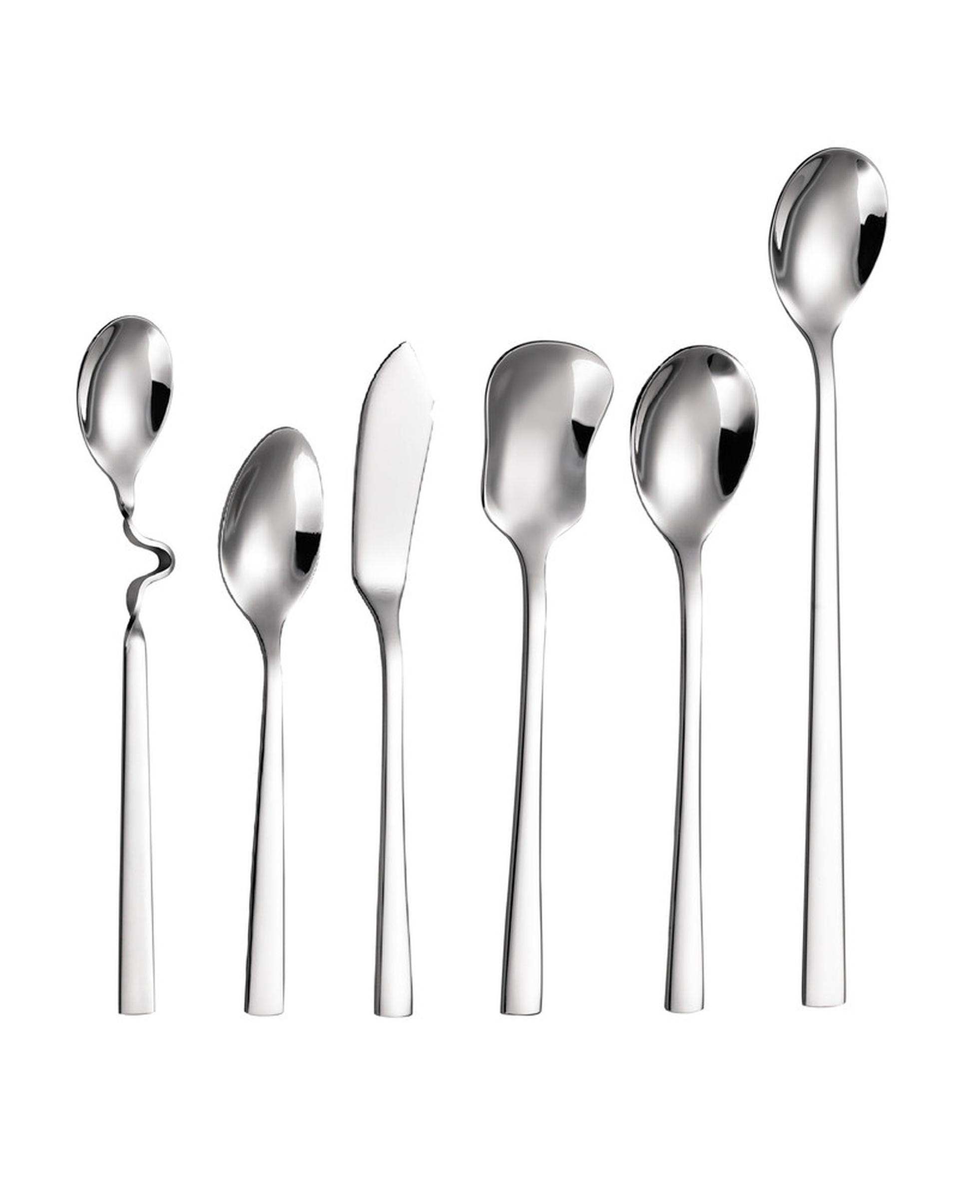سرویس صبحانه خوری 6 پارچه استیل جی فی نی مدل G-10