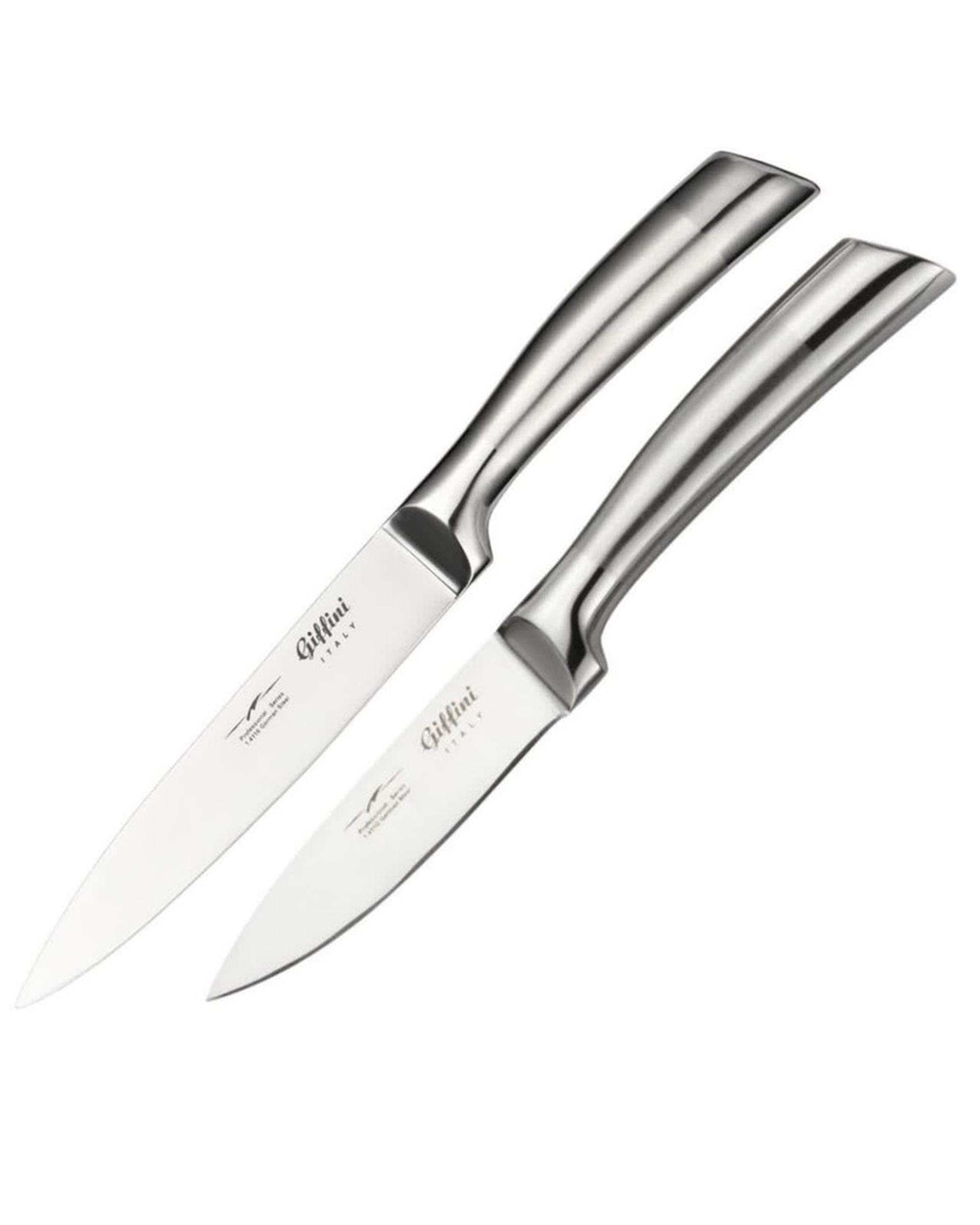 چاقو آشپزخانه استیل جی فی نی GIFFINI کد G-S-1-UTILITY بسته 2 عددی